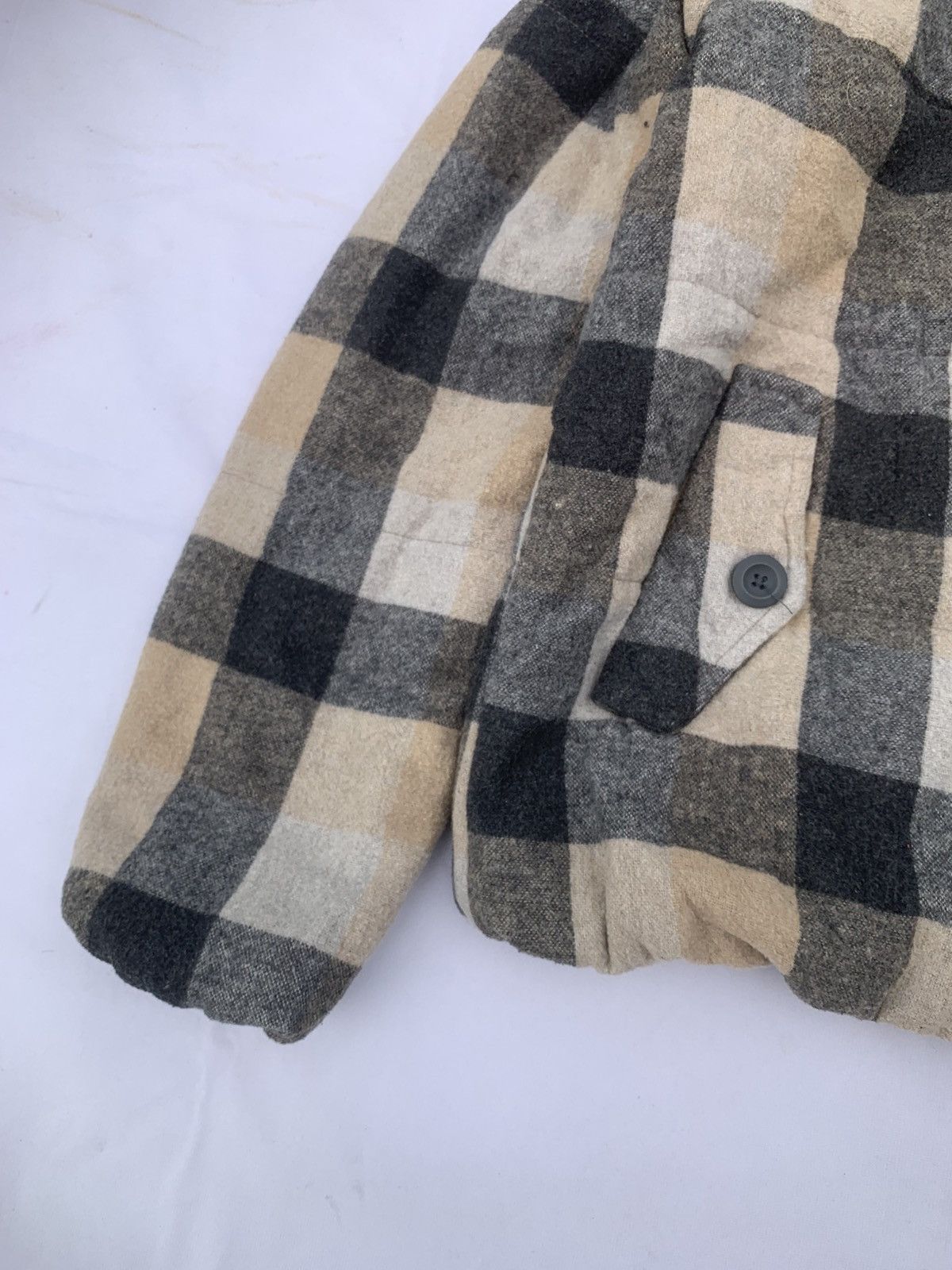 Japanese Brand Japanese Wool Plaid Jacket Punk Style Size US M / EU 48-50 / 2 - 2 Thumbnail