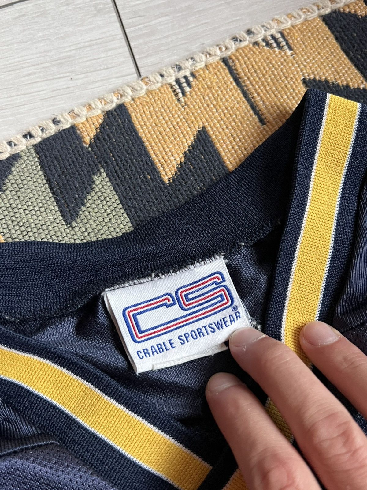 Ccm Vintage Michigan Crable Sportswear Hockey Jarsey Size US L / EU 52-54 / 3 - 9 Thumbnail