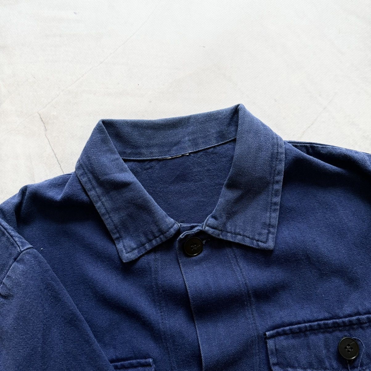 Le Laboureur Vintage French Work Pocket Shirt Jacket 80-90s Army Eclair Size US M / EU 48-50 / 2 - 5 Thumbnail