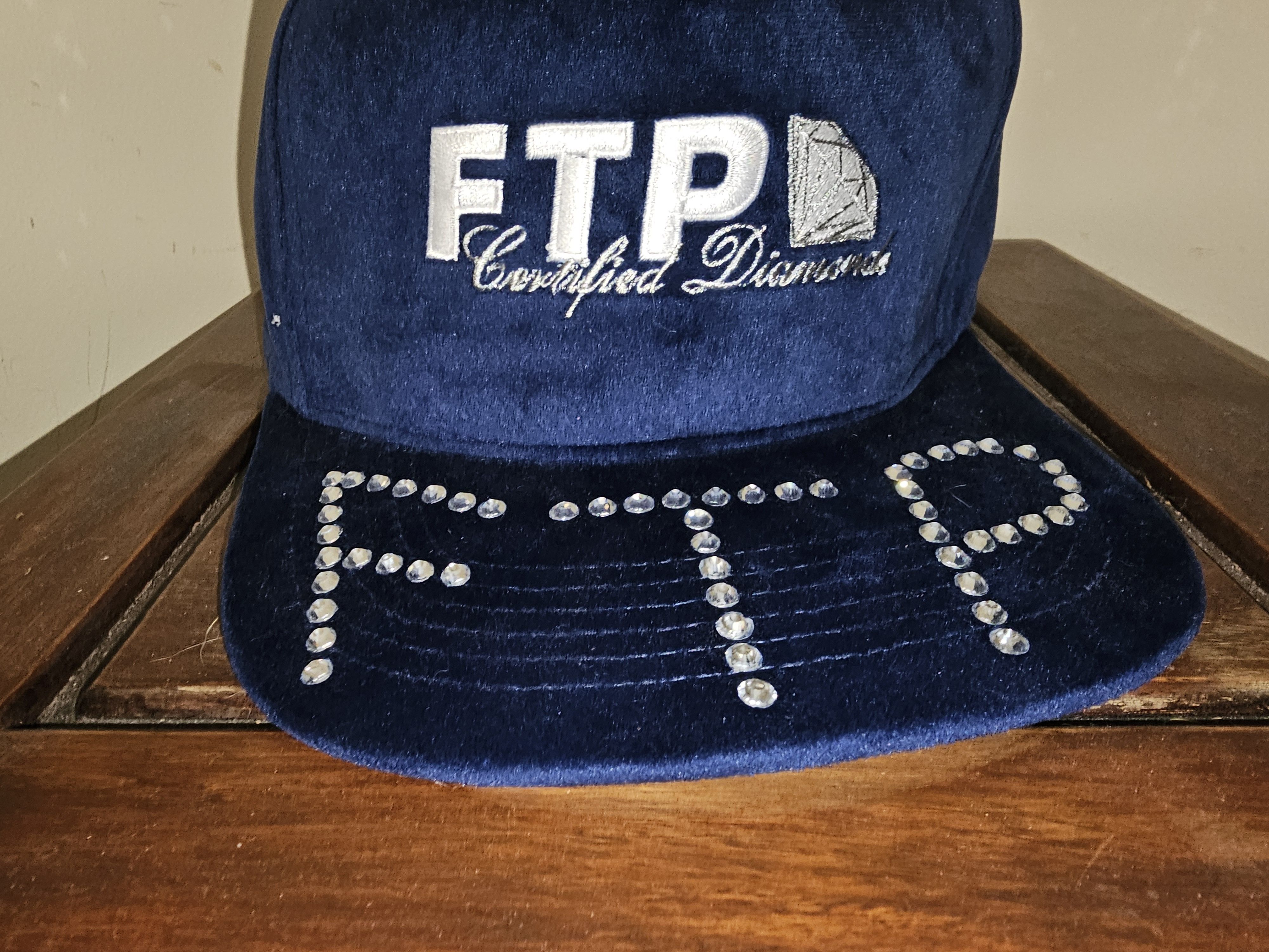 Fuck The Population FTP ROYAL DIAMOND DEALER 5PANEL HAT Size ONE SIZE - 4 Thumbnail