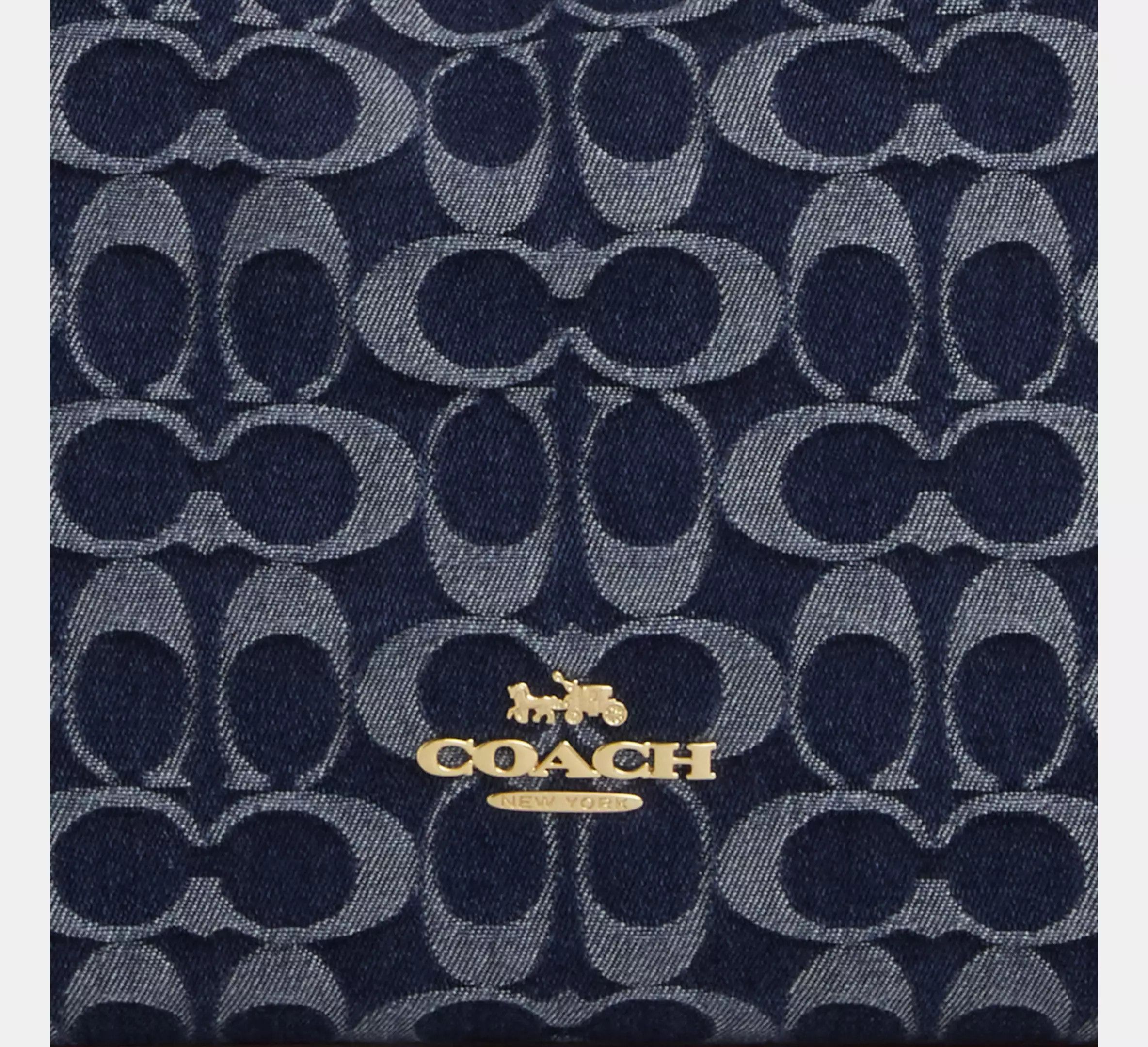 Coach Laurel Shoulder Bag In Signature Denim CY702 Size ONE SIZE - 14 Thumbnail