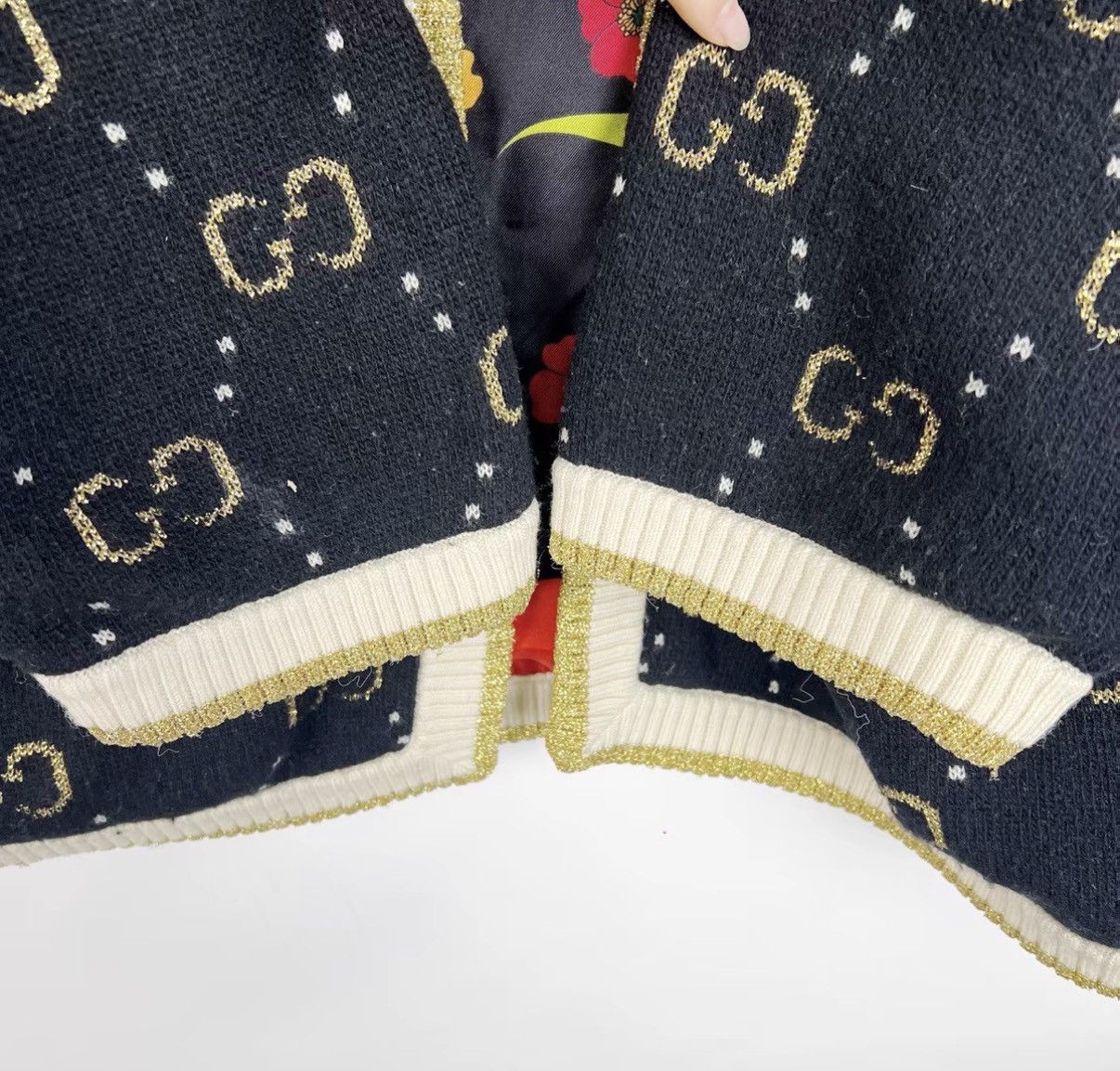 Gucci Gucci Gold Line Full Print Knitted Cardigan Coat K12 Size S / US 4 / IT 40 - 5 Thumbnail
