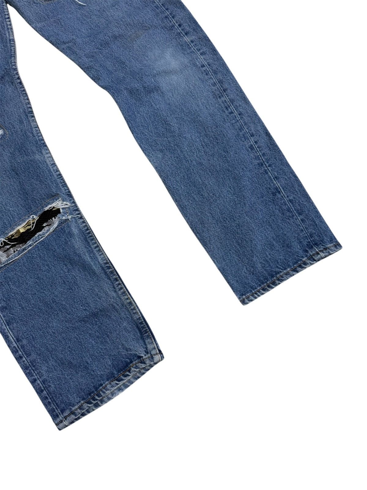 Levi's VINTAGE 90s LEVI’S 501 DISTRESSED JEANS Size US 30 / EU 46 - 5 Thumbnail