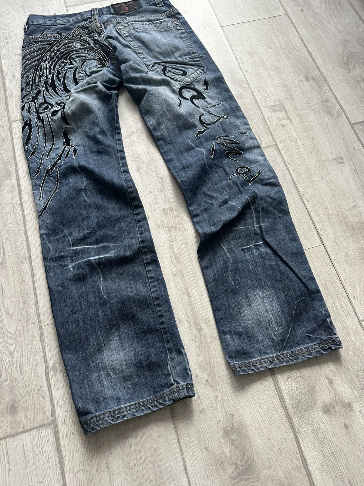 Japanese Brand Vintage Streetwear Denim Jeans Y2K Avant Garde Size US 30 / EU 46 - 11 Thumbnail