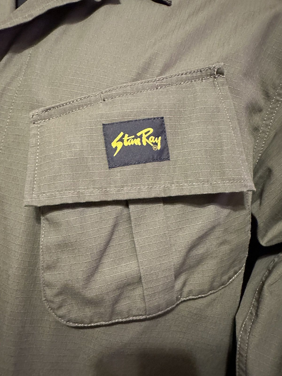 Stan Ray Stan Ray Military Shirt Jacket Olive Workwear Grail Size US L / EU 52-54 / 3 - 2 Thumbnail