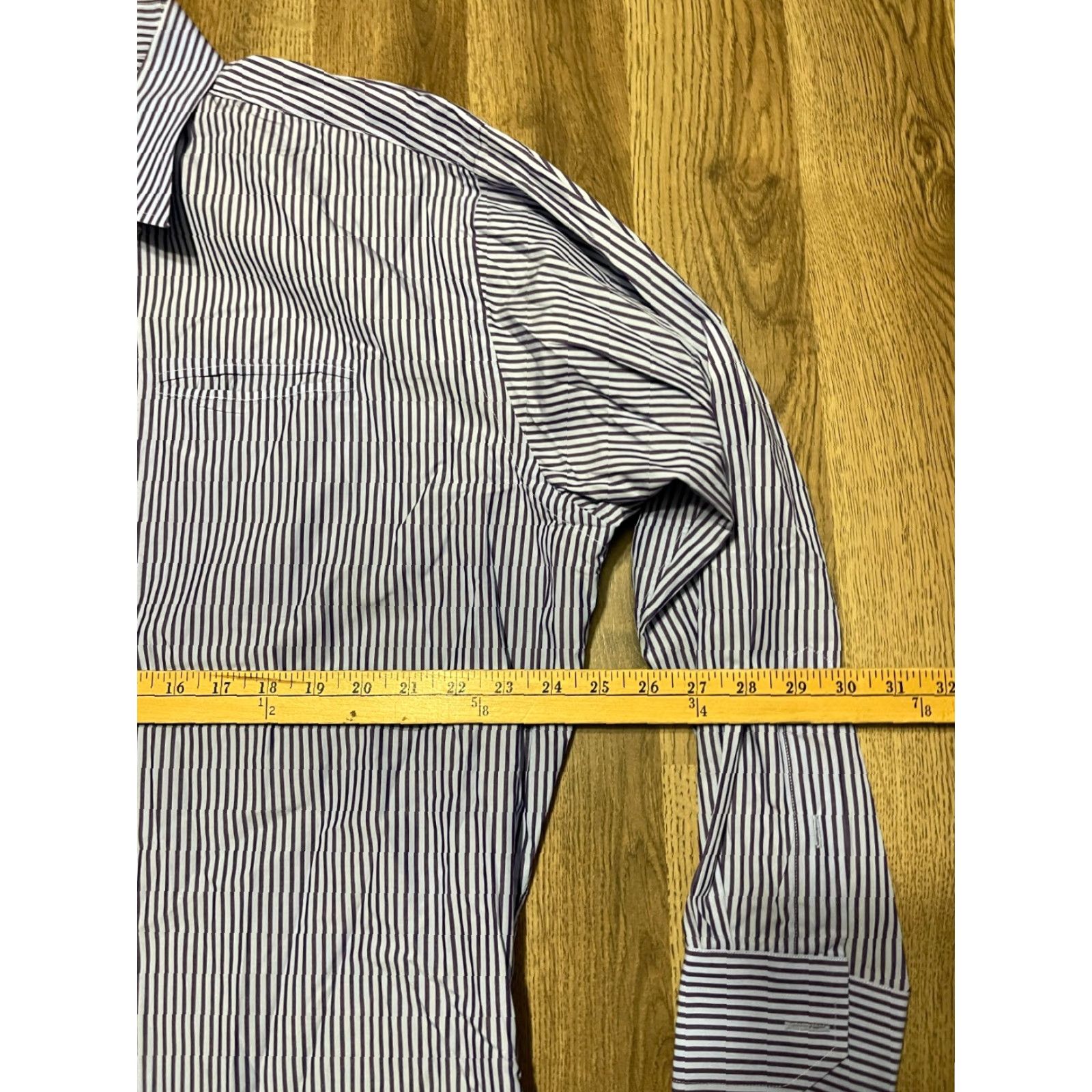 Needles Needle Trix Shirt Men XL Blue Striped Button Up Long Sleeve Size US XL / EU 56 / 4 - 6 Thumbnail
