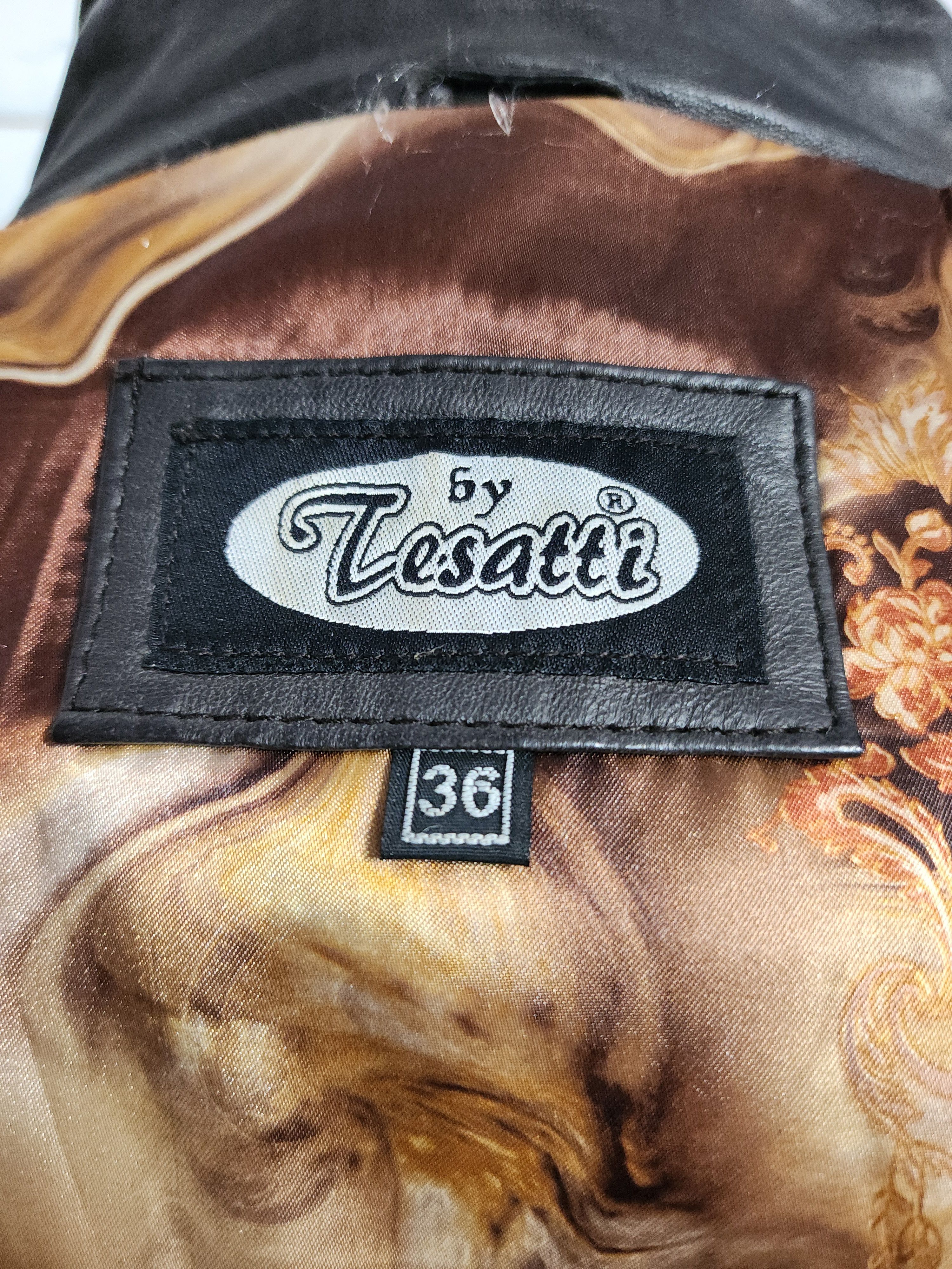 Other Brown Leather Jacket: Women's Button-Up with Pockets Size M / US 6-8 / IT 42-44 - 8 Thumbnail