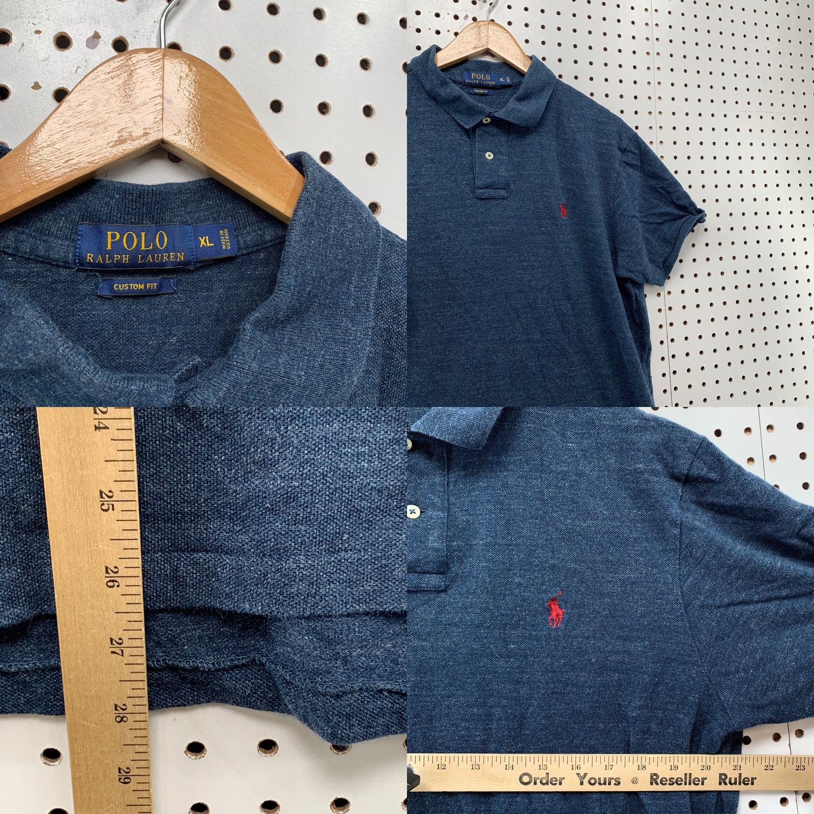 Ralph Lauren Polo Ralph Lauren Shirt Men XL Blue Collared Short Sleeve Red Pony Size US XL / EU 56 / 4 - 8 Thumbnail