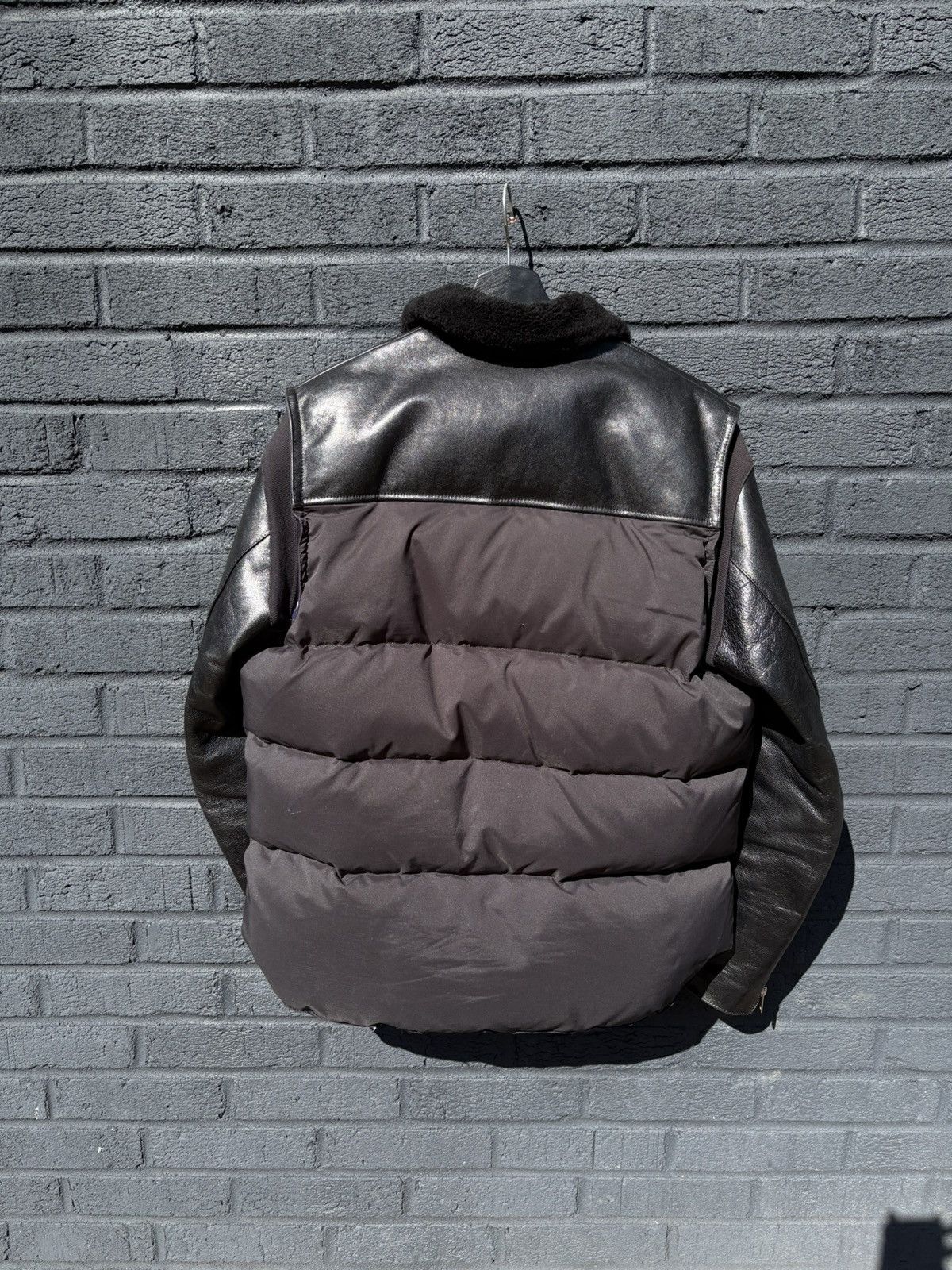 Undercover 2011 undercover hybrid leather puffer jacket Size US M / EU 48-50 / 2 - 2 Thumbnail