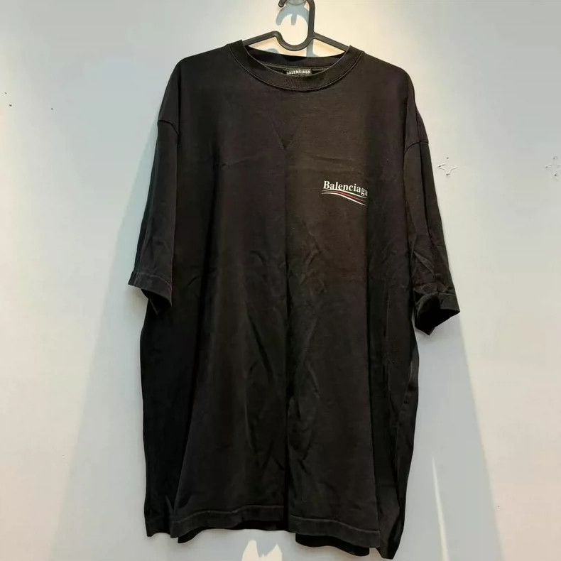 Balenciaga Balenciaga Wave Black Short Sleeve Size US L / EU 52-54 / 3 - 1 Thumbnail
