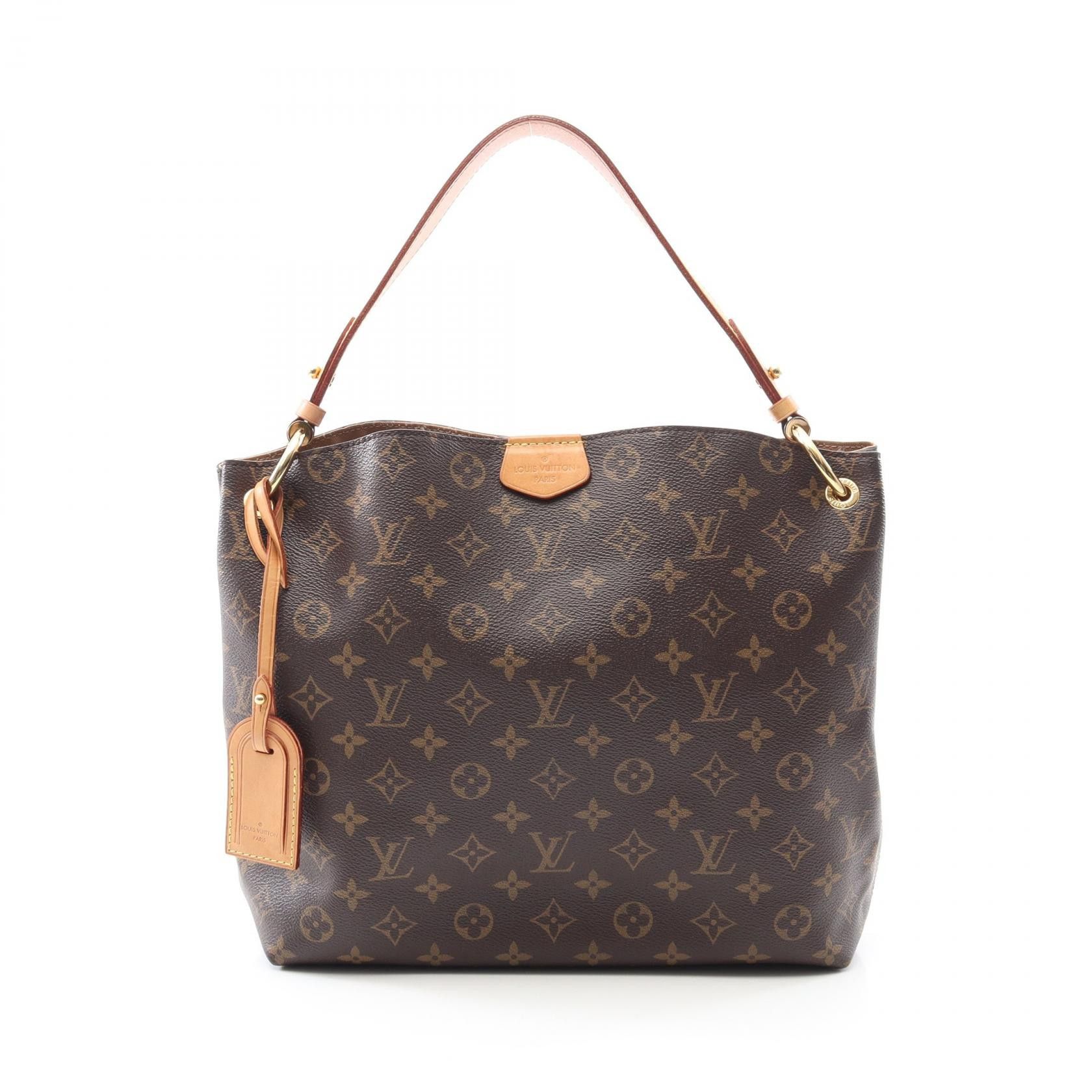 Louis Vuitton Louis Vuitton Graceful Pm Monogram Shoulder Bag Canvas Shoulder Bag M43701 in Brown, Women's