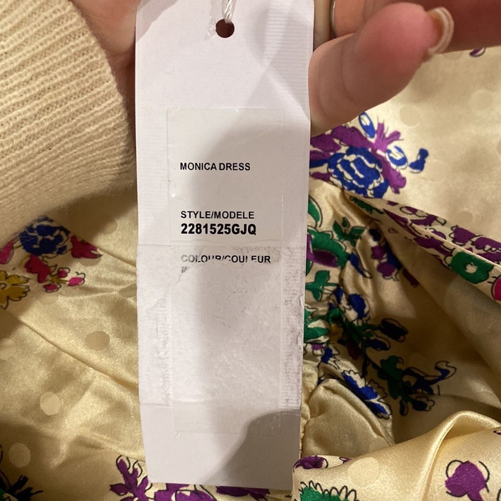 Other Revolve Ronny Kobo Monica Dress in Garden Floral SZ.L Size L / US 10 / IT 46 - 11 Thumbnail