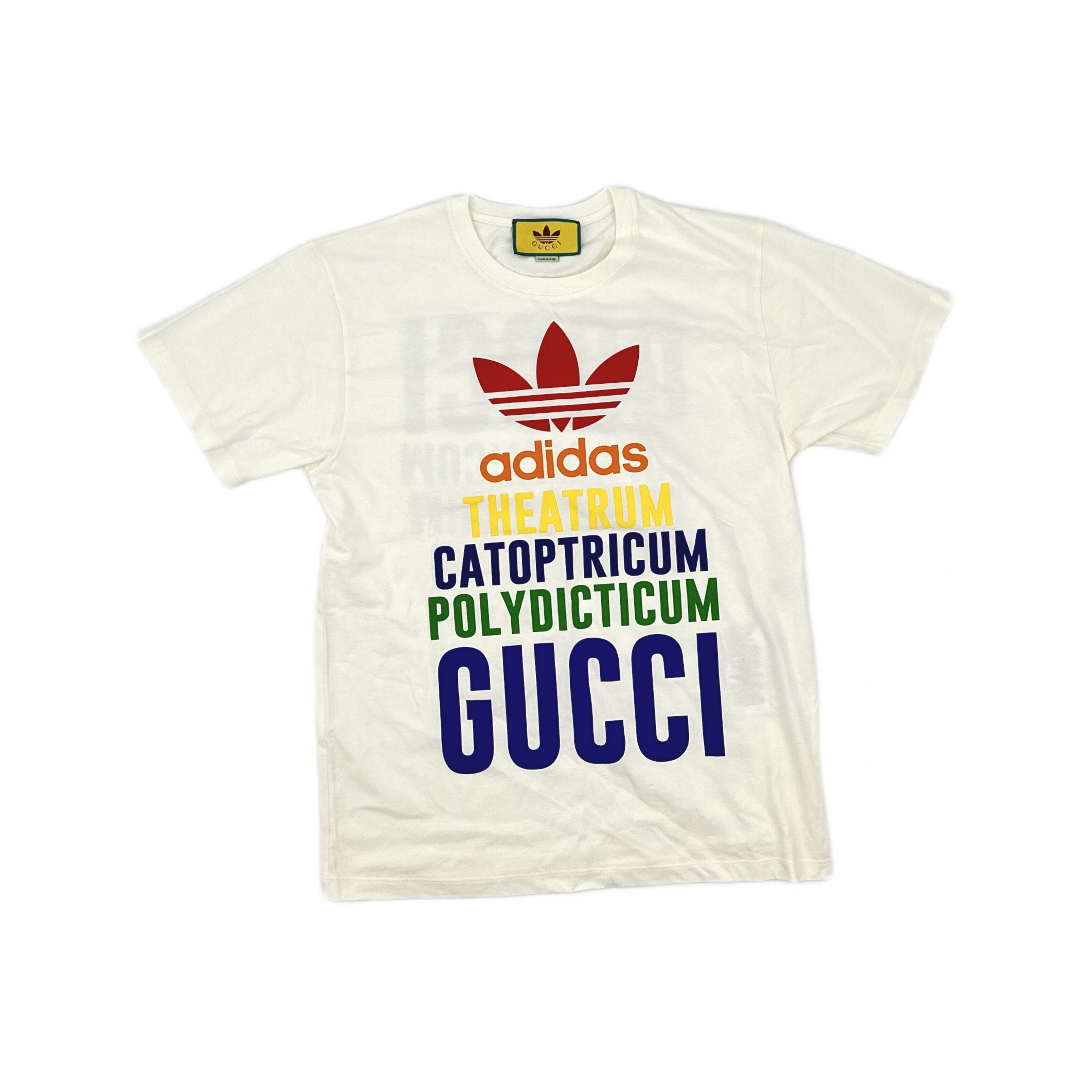 Gucci Gucci x Adidas Graphic Logo T-Shirt XXS Size XXS / US 00 / IT 34 - 1 Thumbnail
