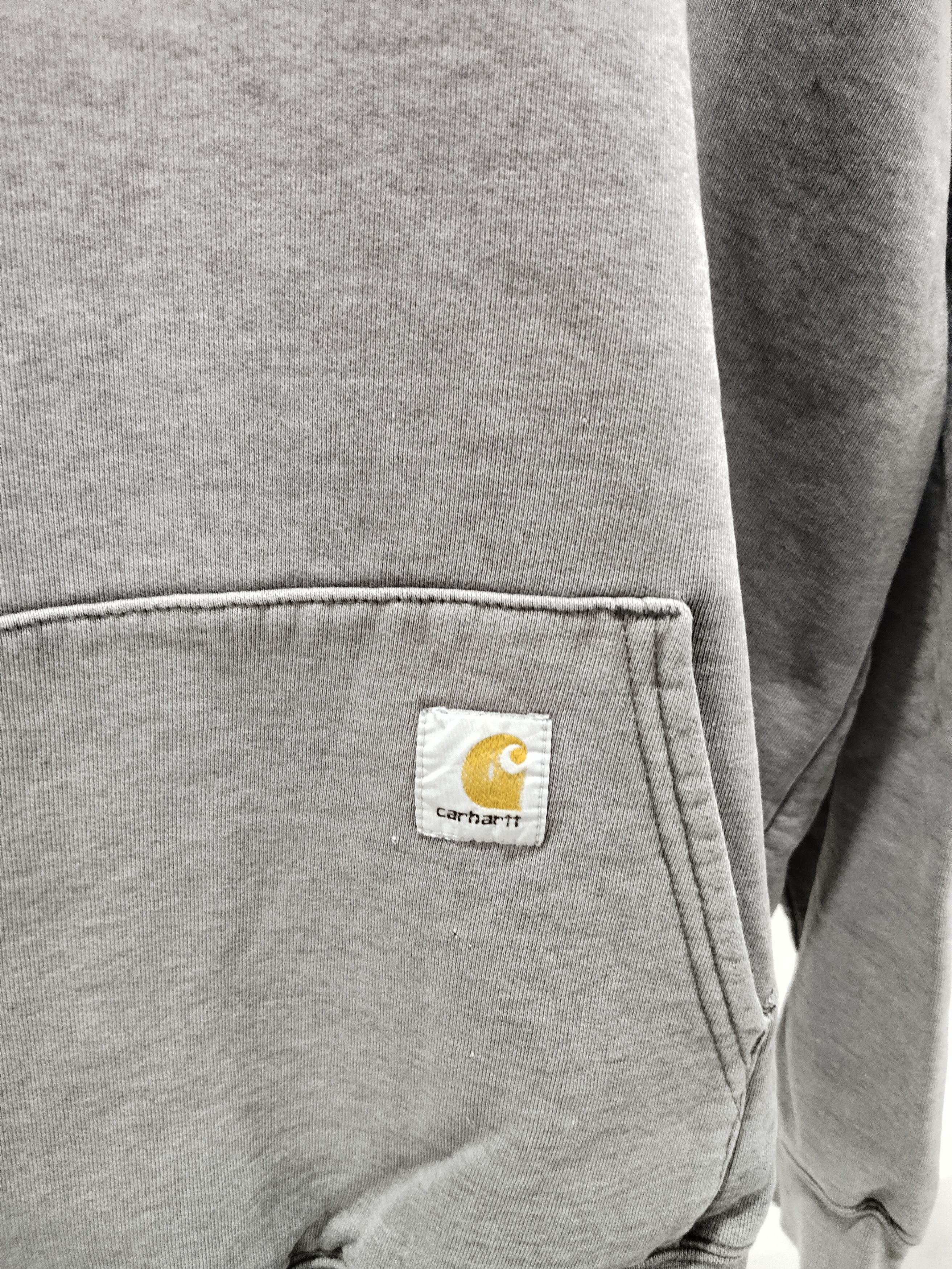 Carhartt × Vintage Vintage Carhartt Faded Distressed Hoodie Sweatshirt Size US XXL / EU 58 / 5 - 2 Thumbnail
