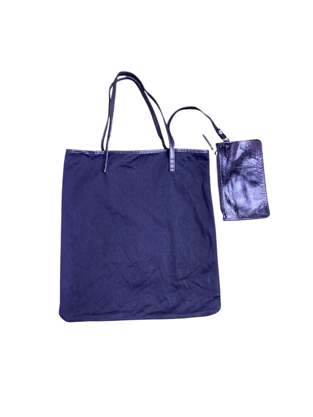 Fendi FENDI Tote Bag with Detachable Pouch- Black Size ONE SIZE - 1 Thumbnail