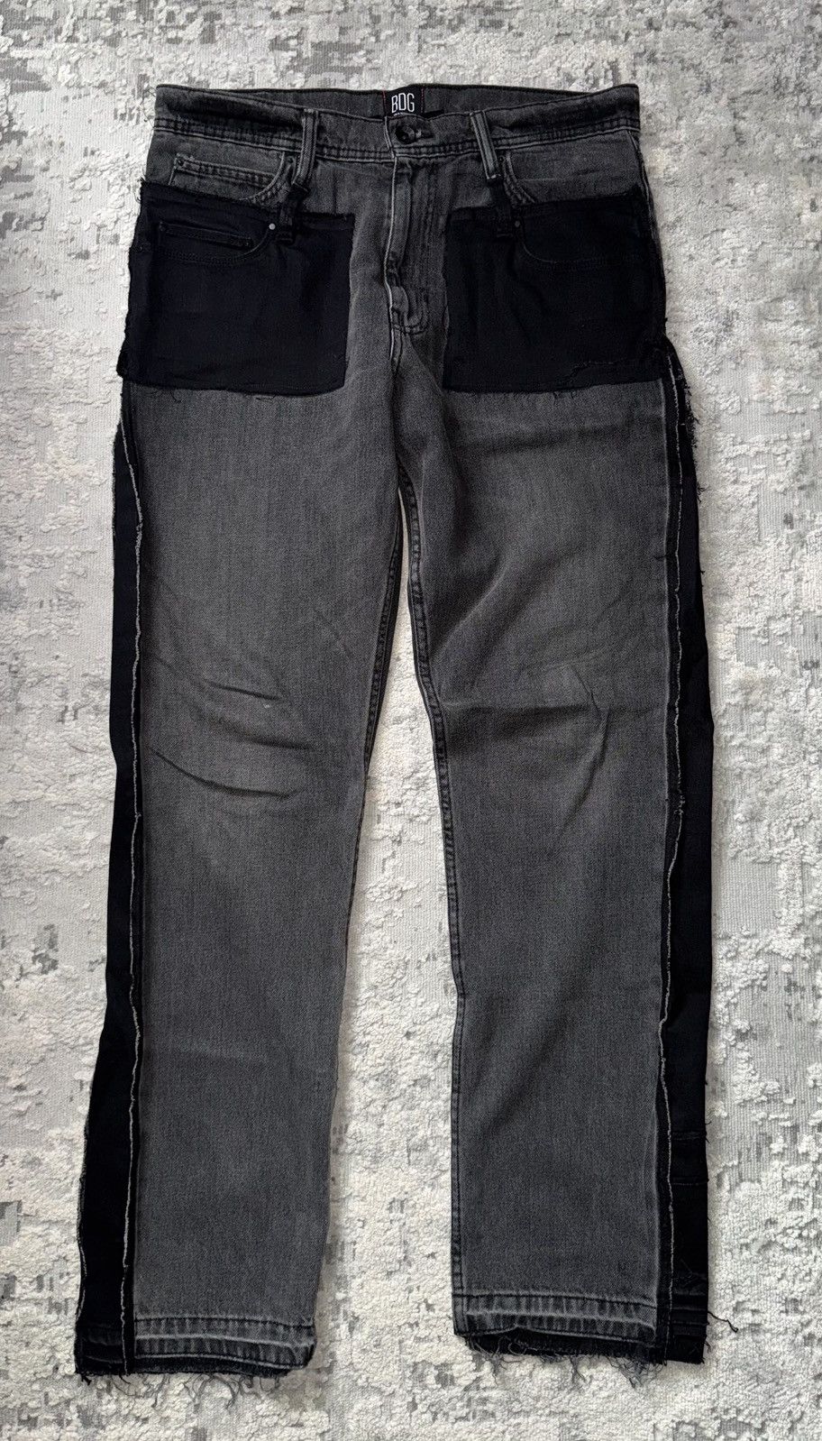 Bdg BDG Faeded/Distressed Black Denim pants (Custom) Size US 33 - 1 Thumbnail