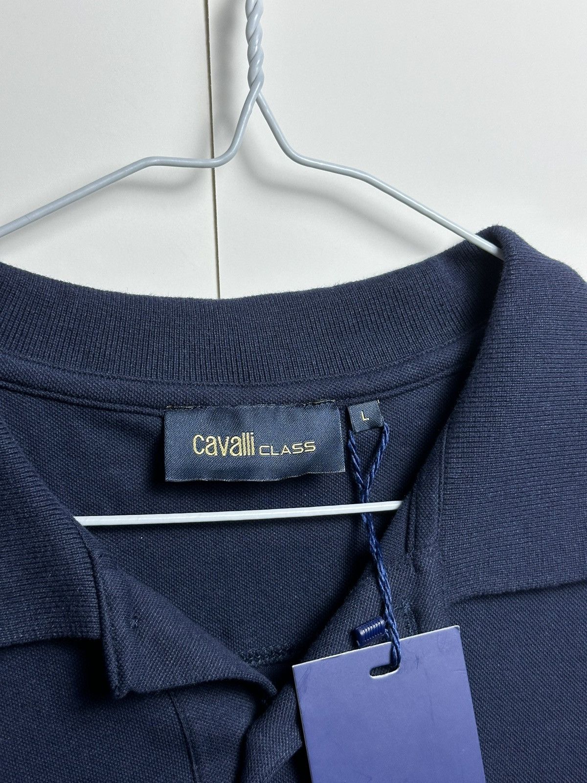 Just Cavalli × Roberto Cavalli NWT Cavalli Class Embroidered Logo Polo Tee Size US L / EU 52-54 / 3 - 4 Thumbnail