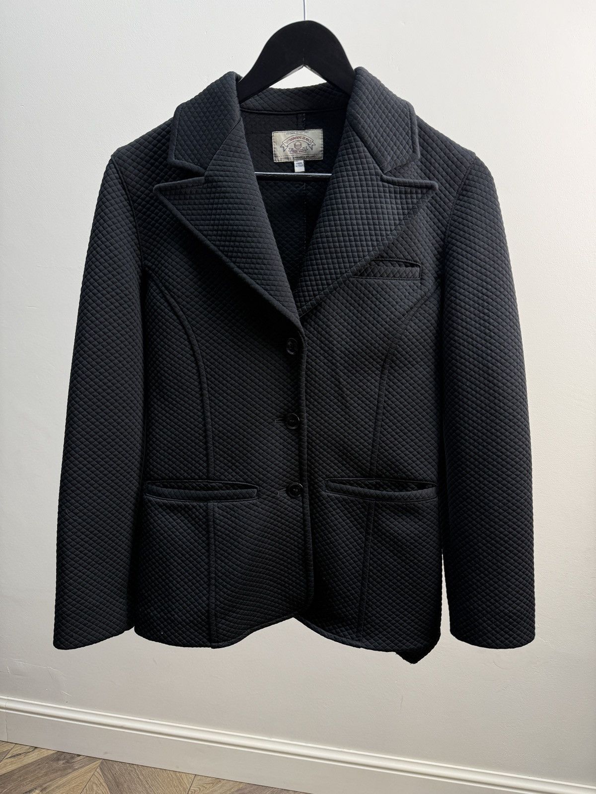 Armani Vintage Armani Jeans Blazer Black Made in Italy Women’s Size S / US 4 / IT 40 - 2 Thumbnail