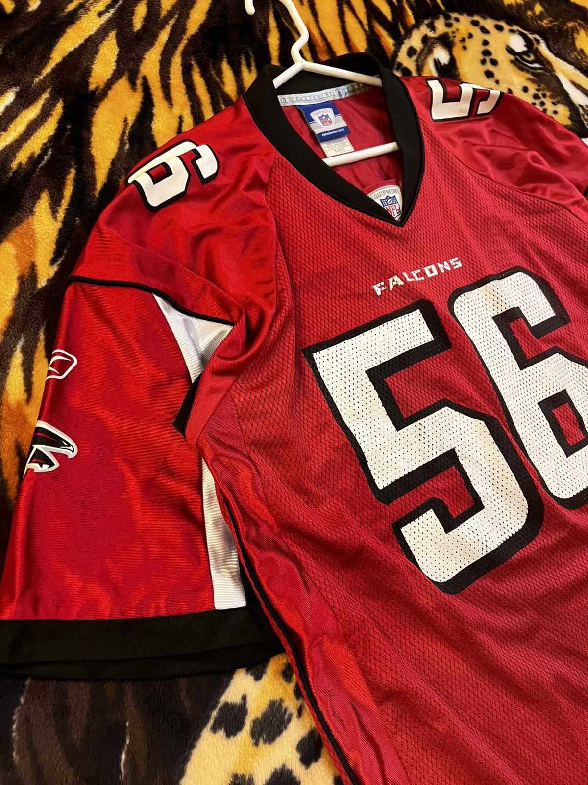 NFL × Vintage NFL REEBOK #56 Keith Brooking Jersey Size US XL / EU 56 / 4 - 3 Thumbnail
