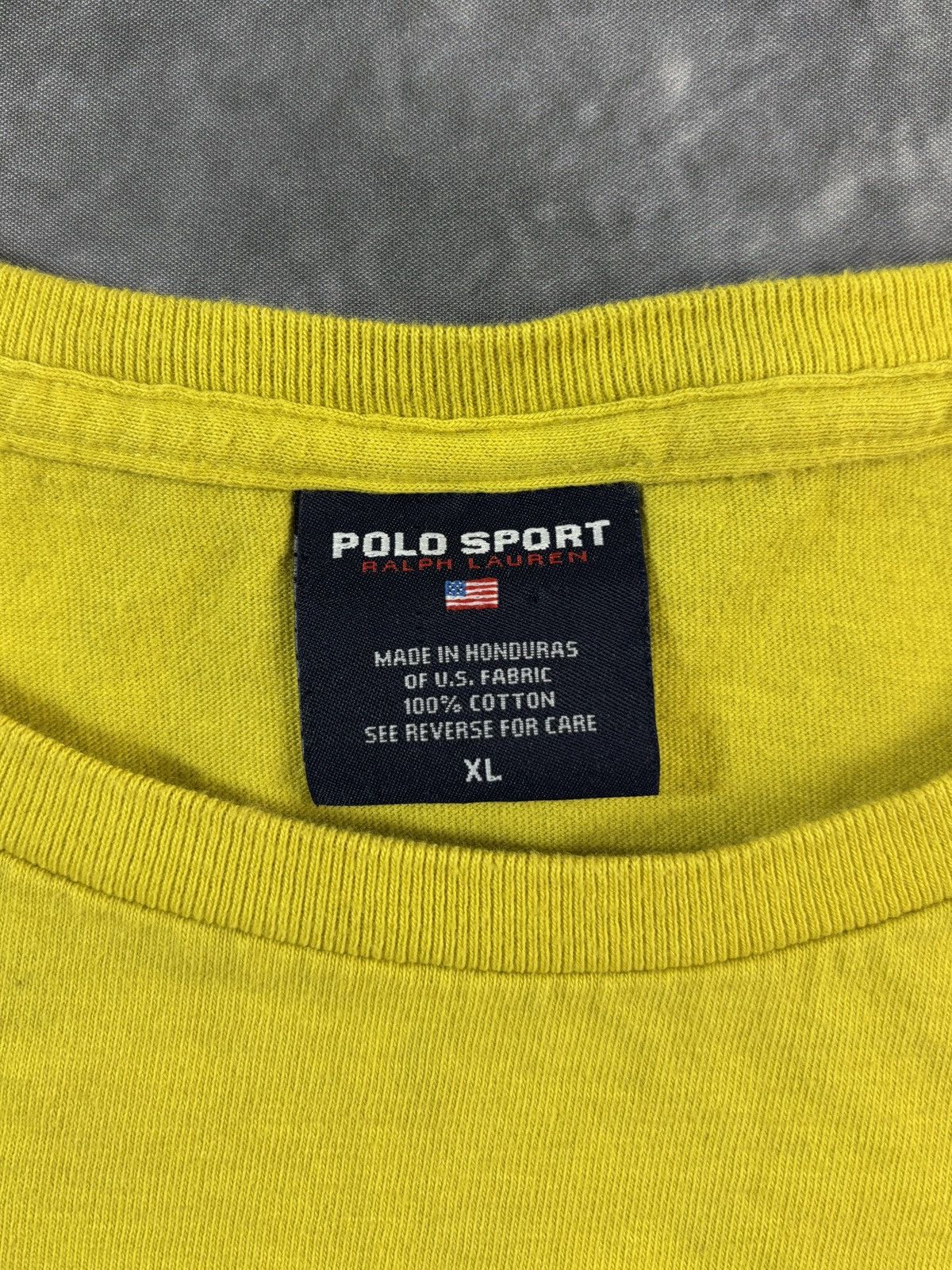 Polo Ralph Lauren Vintage Polo Sport Tee Ralph Lauren Y2K Big P Logo Size US XL / EU 56 / 4 - 3 Thumbnail