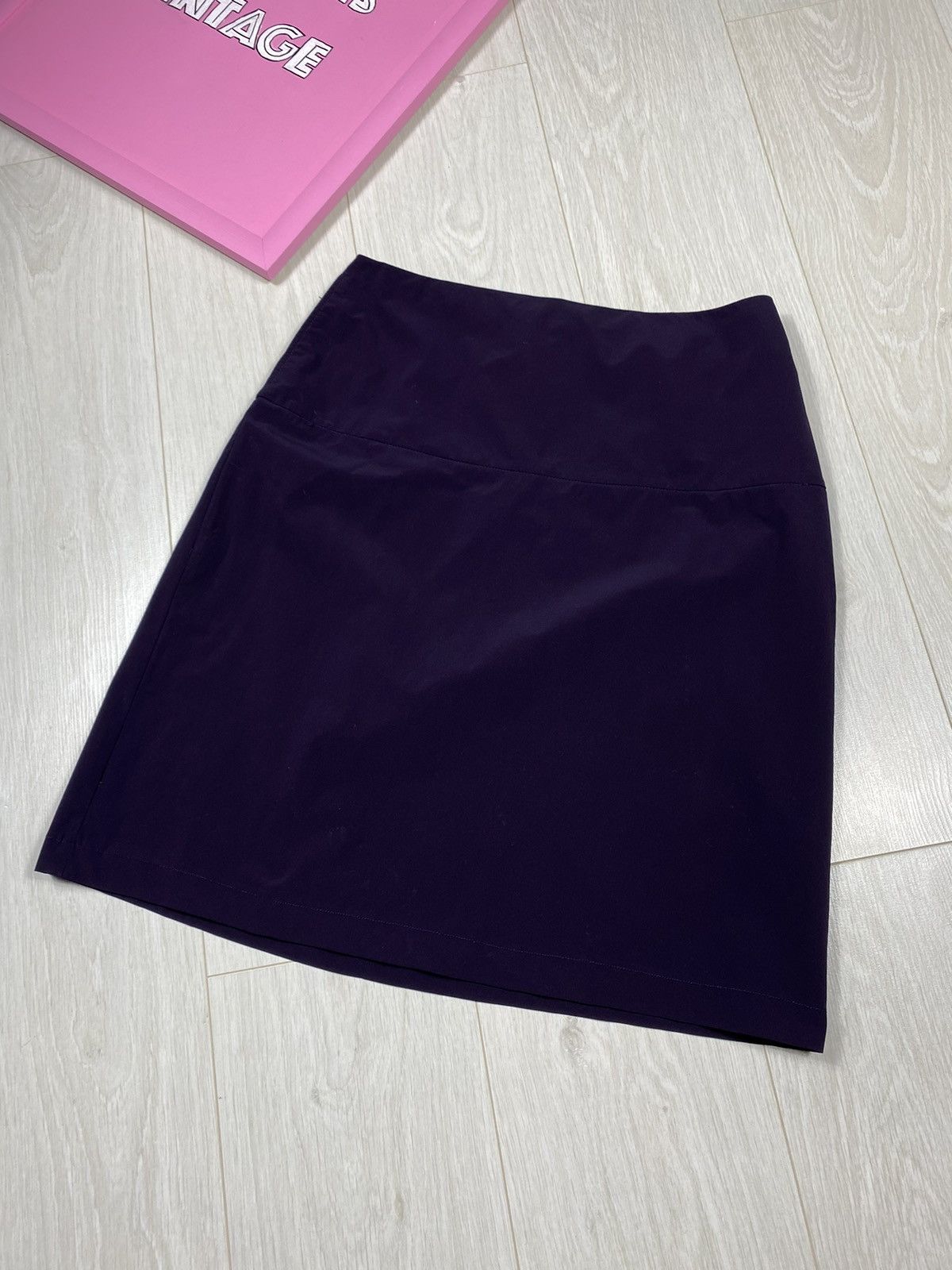 Designer Hovman Side Ruche Skirt Pencil Size 30" / US 8 / IT 44 - 4 Thumbnail