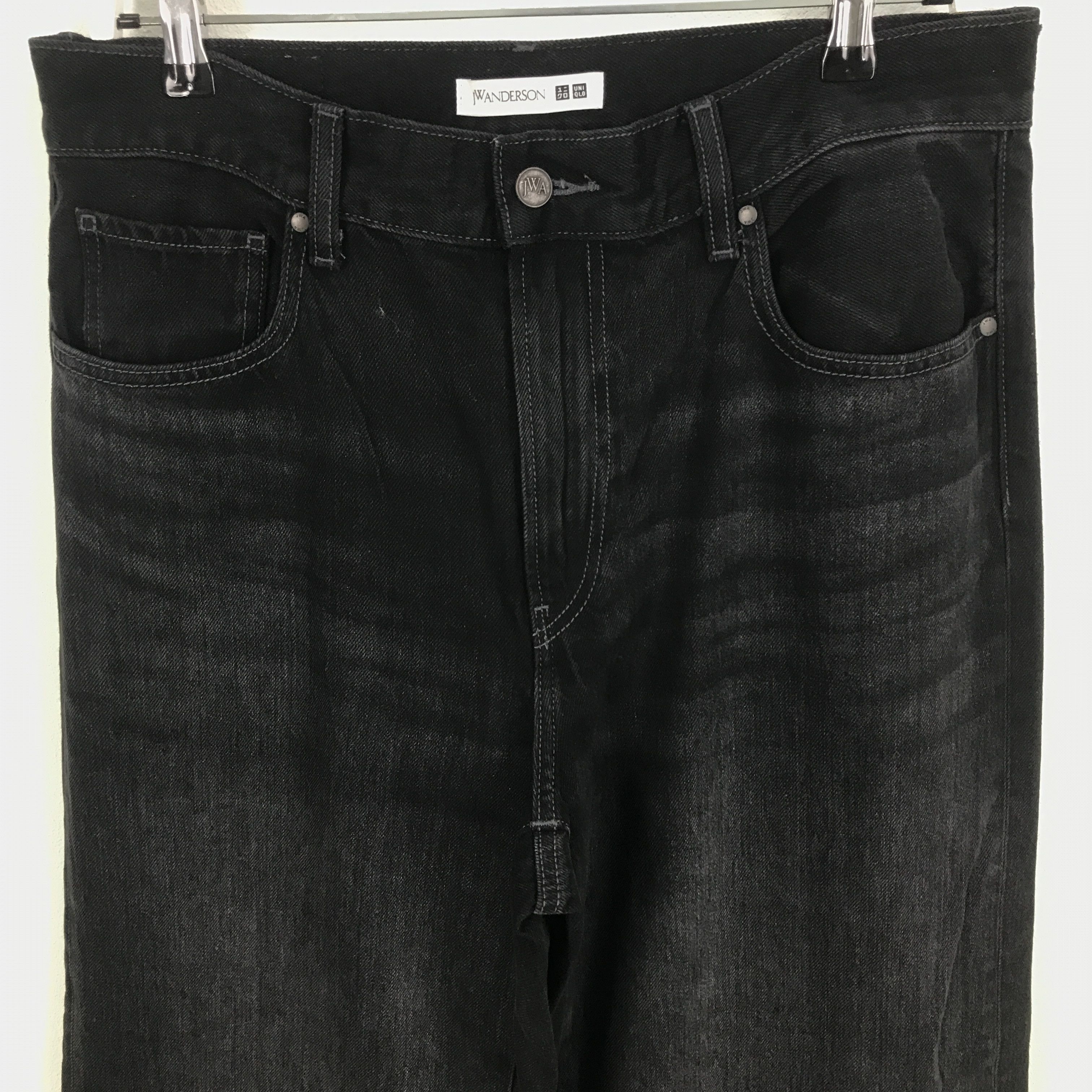 JW Anderson × Japanese Brand × Uniqlo Rare J.W Anderson x Japan uniqlo baggy denim pants Size US 33 - 2 Thumbnail