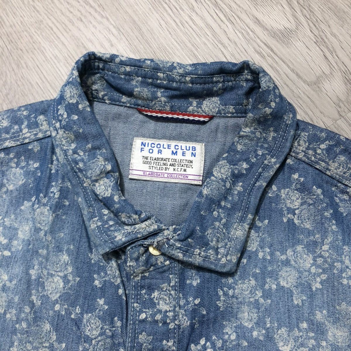 Nicole Club 2000s Nicole Club For Men Floral Motif Button Up Shirt Size US L / EU 52-54 / 3 - 7 Thumbnail
