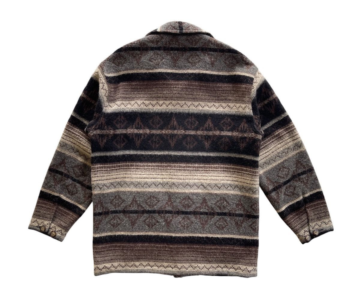 L.L. Bean Vintage L.L.Bean Wool Aztec Jacket Size US M / EU 48-50 / 2 - 4 Thumbnail