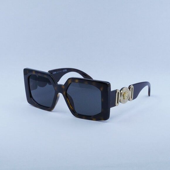 Versace Versace VE4478U 108/87 Sunglasses Havana Square Frame Size ONE SIZE - 1 Thumbnail