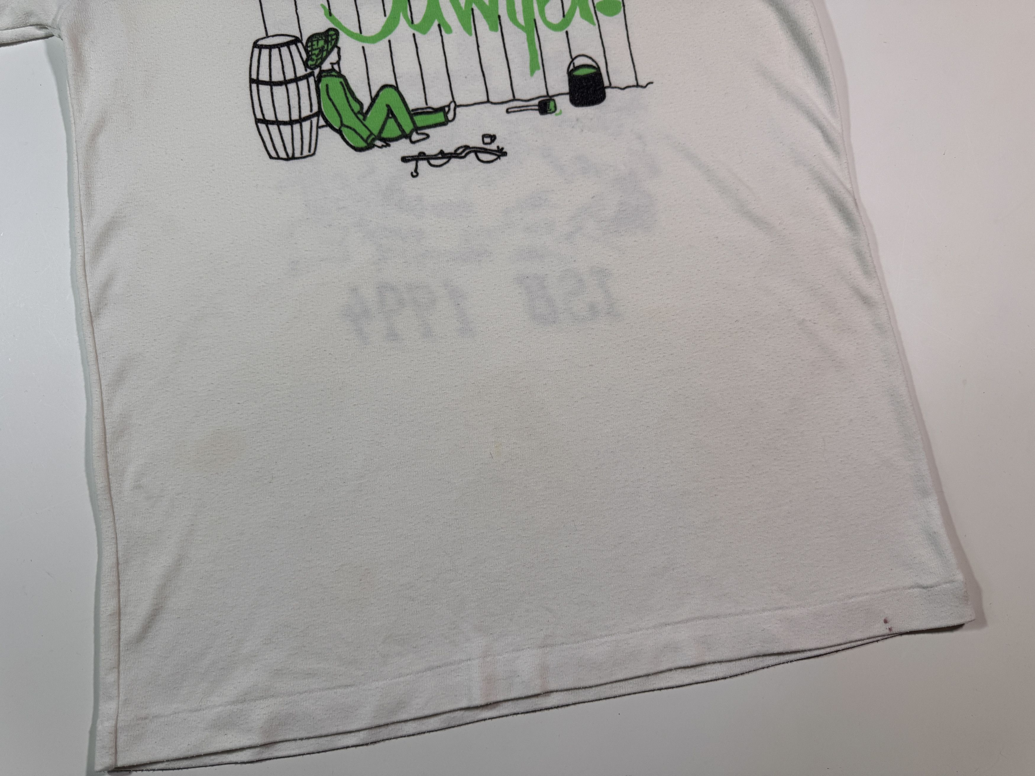 Vintage Vintage 1994 Tom Sawyer Distressed T-shirt Size US XL / EU 56 / 4 - 6 Thumbnail