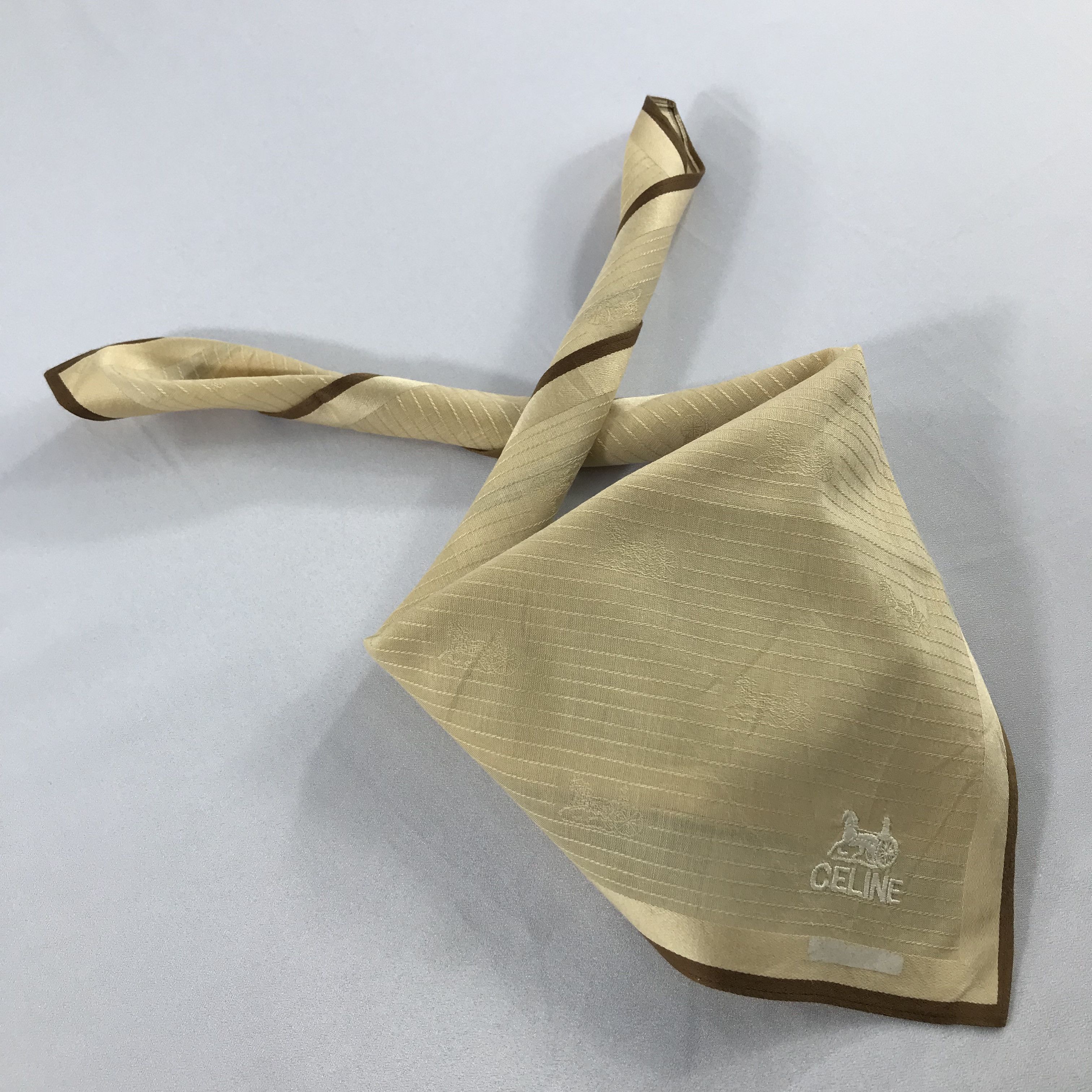 Celine × Vintage Celine Bandana / Handkerchief / Neckerchief - S2480 Size ONE SIZE - 4 Thumbnail