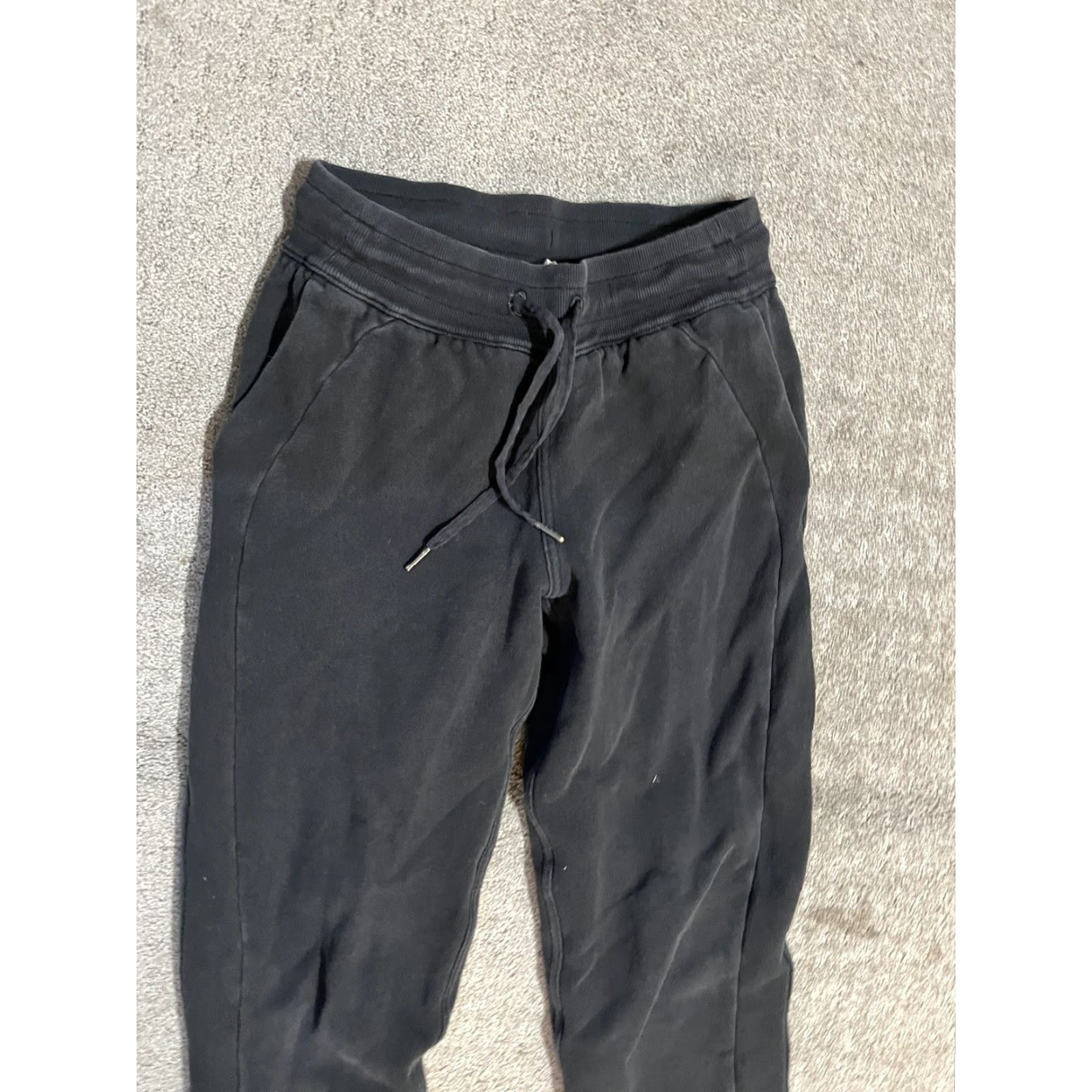 Lululemon Lululemon Pants Women 4 Black Tapered Jogger Sweatpants Drawstring Pockets Activewear Inseam 28 Waist 29 Womens Size 27" / US 4 / IT 40 - 2 Thumbnail