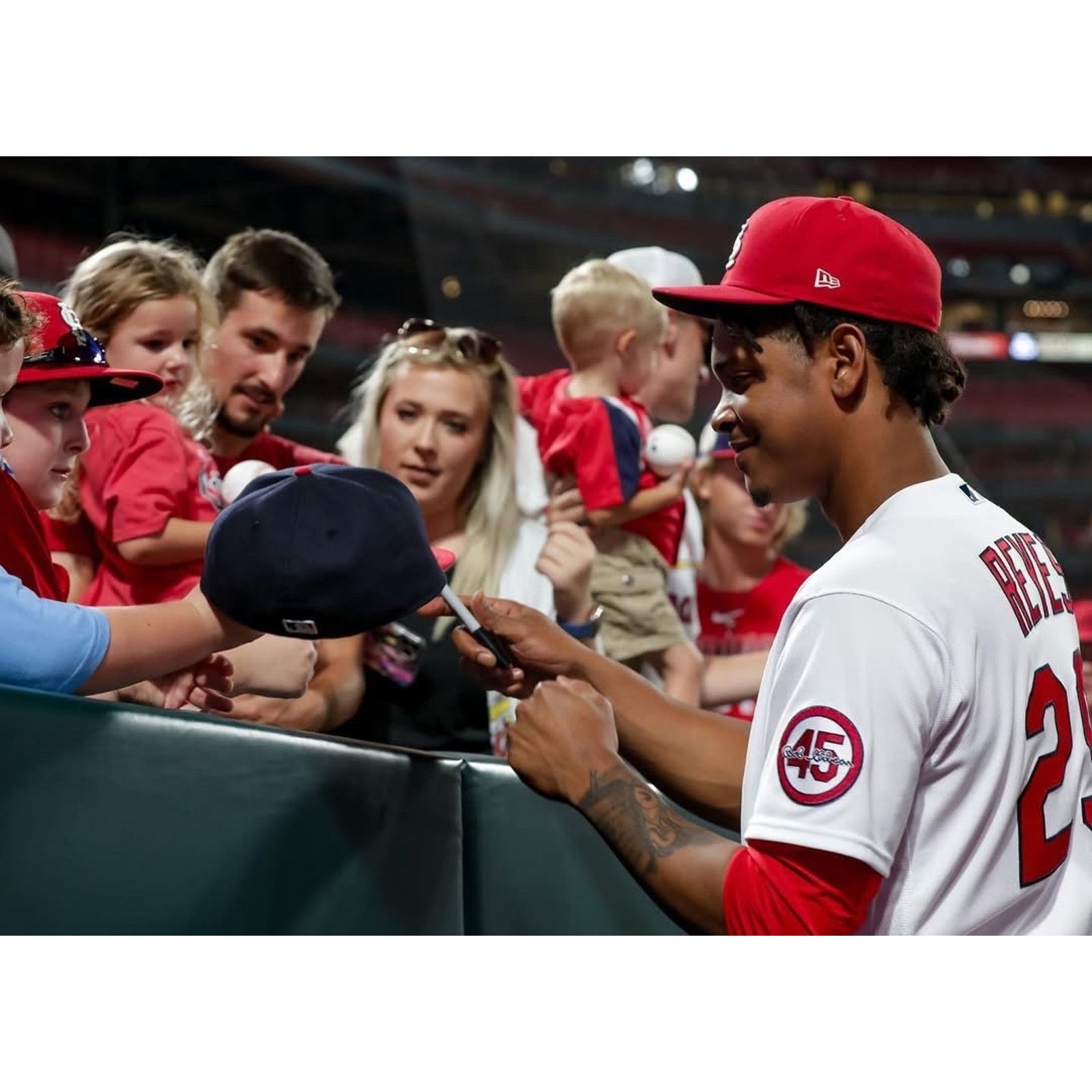 New Era St Louis Cardinals New Era Hat 7 3/4 Alex Reyes Signed Size ONE SIZE - 12 Thumbnail