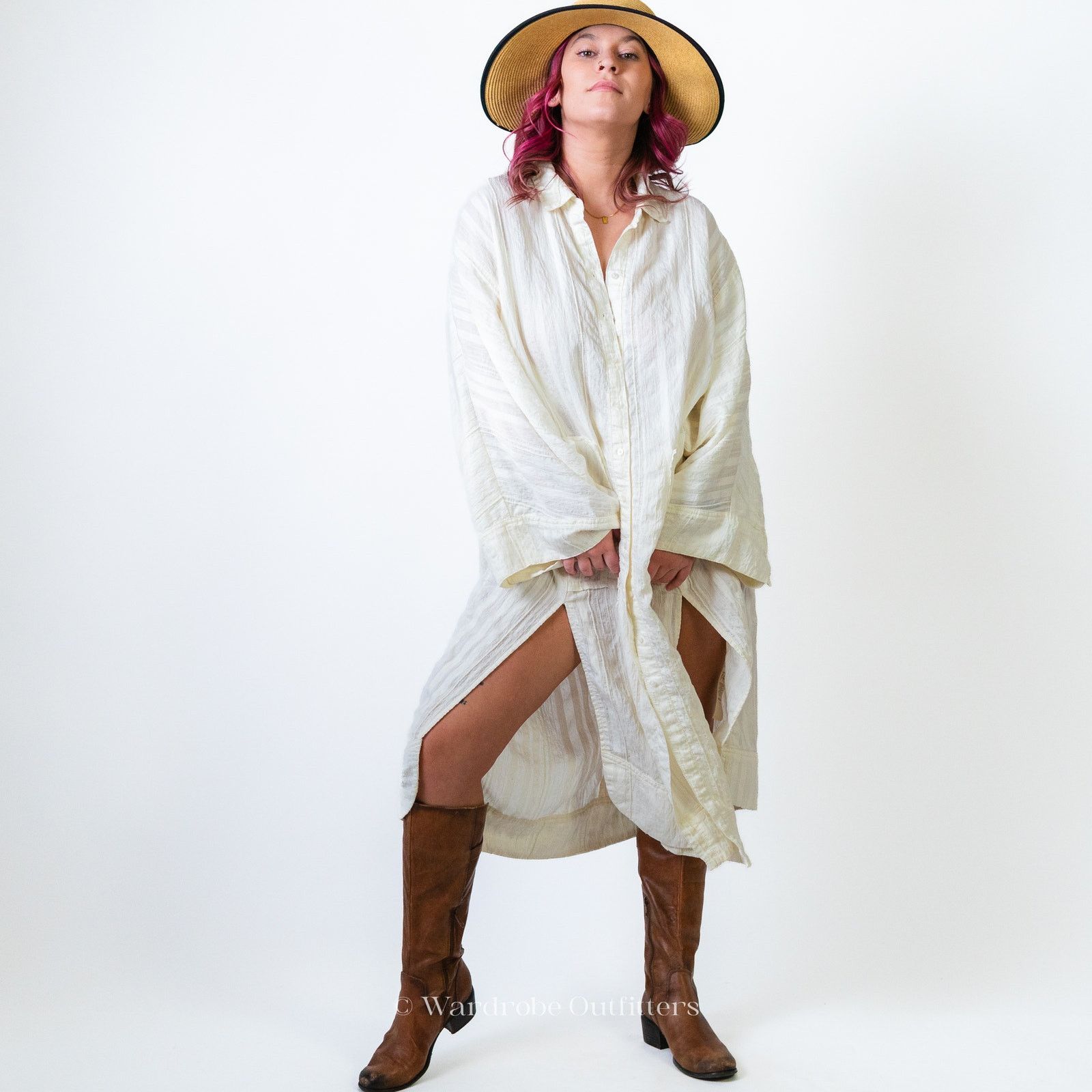 Free People Free People Oversized Dress Tunic - XS Size XS / US 0-2 / IT 36-38 - 9 Thumbnail