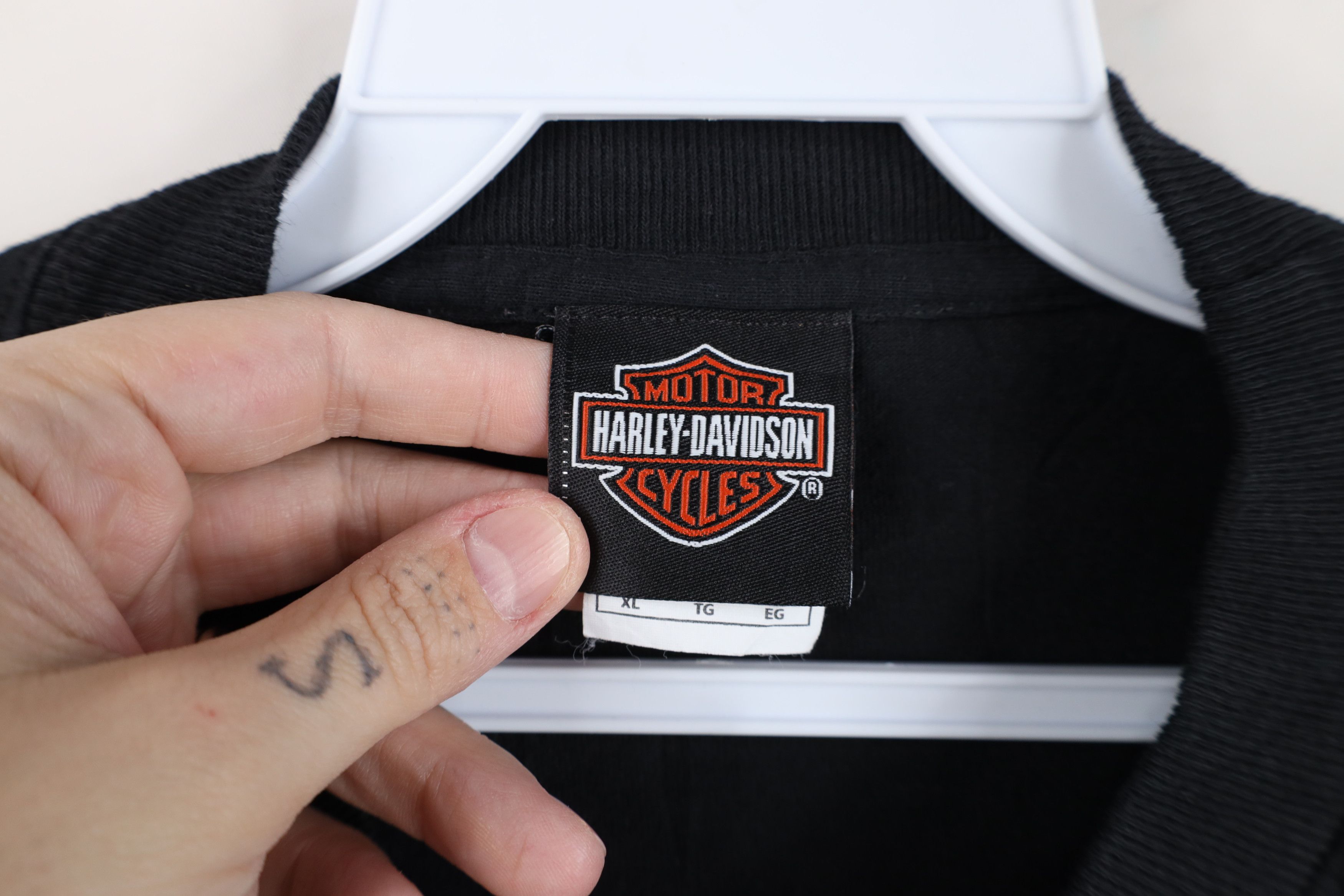 Harley Davidson × Vintage Vintage Y2K Harley Davidson Jamaica Big Logo T-Shirt Size US XL / EU 56 / 4 - 7 Thumbnail