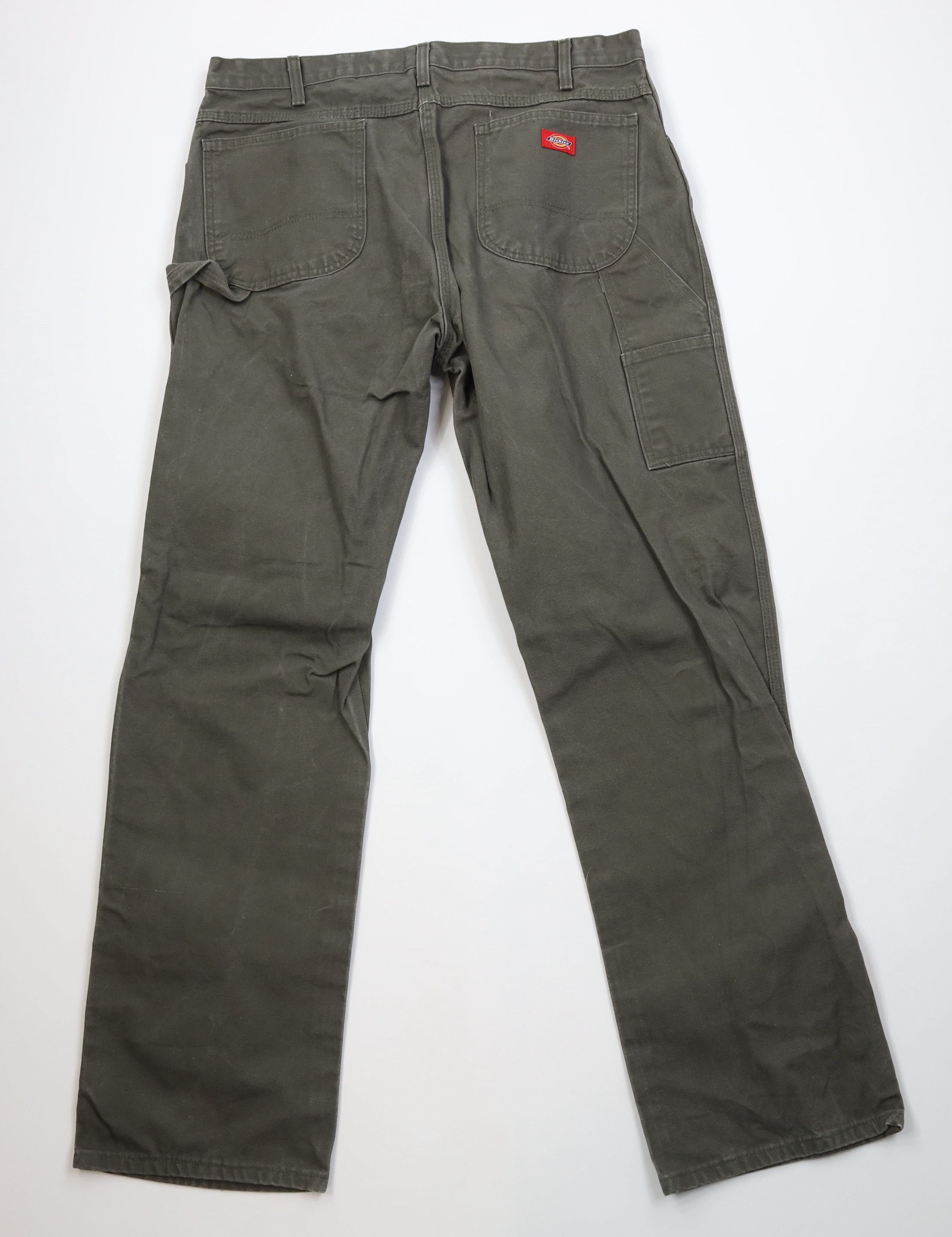 Dickies Vintage Y2K Dickies Wide Leg Canvas Dungaree Pants Green Size US 38 / EU 54 - 8 Thumbnail