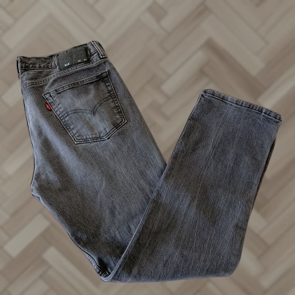 Levi's Levi's 514 Straight Fit Jeans Gray Wash 36x34 Men Ordinary Size 36 Gray Jeans Levi's 514 Straight Mens Size US 36 / EU 52 - 1 Thumbnail