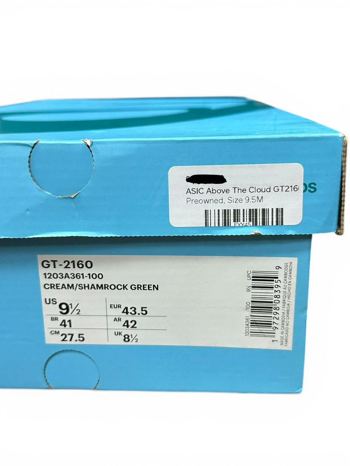 Asics Size 9.5 - Above The Clouds x ASICS GT 2160 Shamrock Green Size US 9.5 / EU 42-43 - 13 Thumbnail
