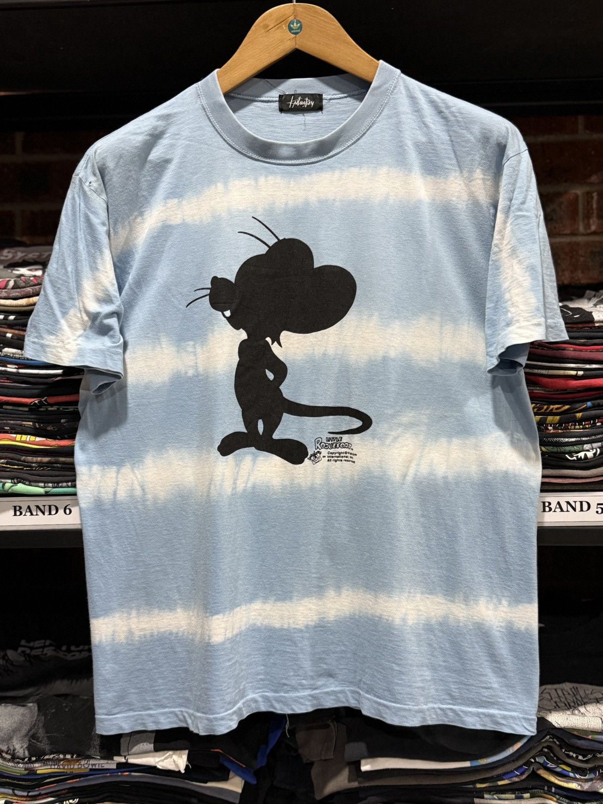 Cartoon Network × Vintage Vintage 90s Little Roqueford Faded Single Stitches Tee Size US L / EU 52-54 / 3 - 1 Thumbnail