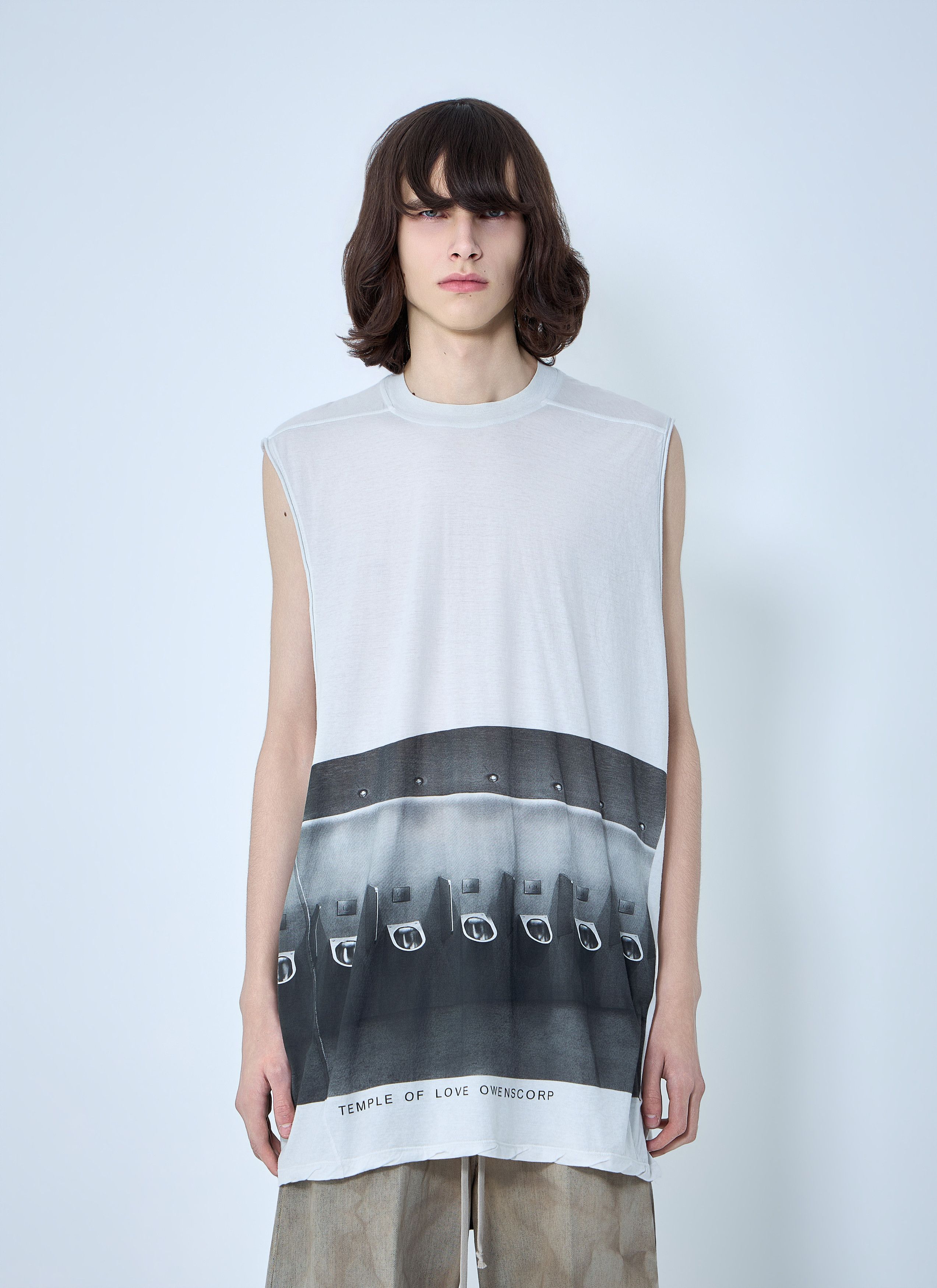Rick Owens Sleeveless Graphic Top Size US M / EU 48-50 / 2 - 1 Thumbnail