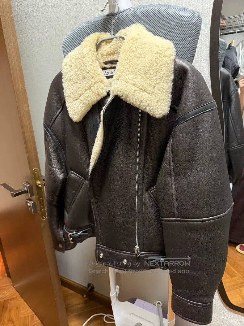Acne Studios Acne Studios Fur and leather combination Size XXS / US 00 / IT 34 - 1 Thumbnail