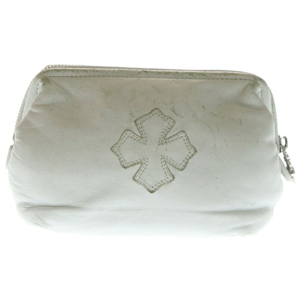 Chrome Hearts Chrome Hearts Cosmetic Pouch CH Plus Patch Leather Size ONE SIZE - 1 Thumbnail