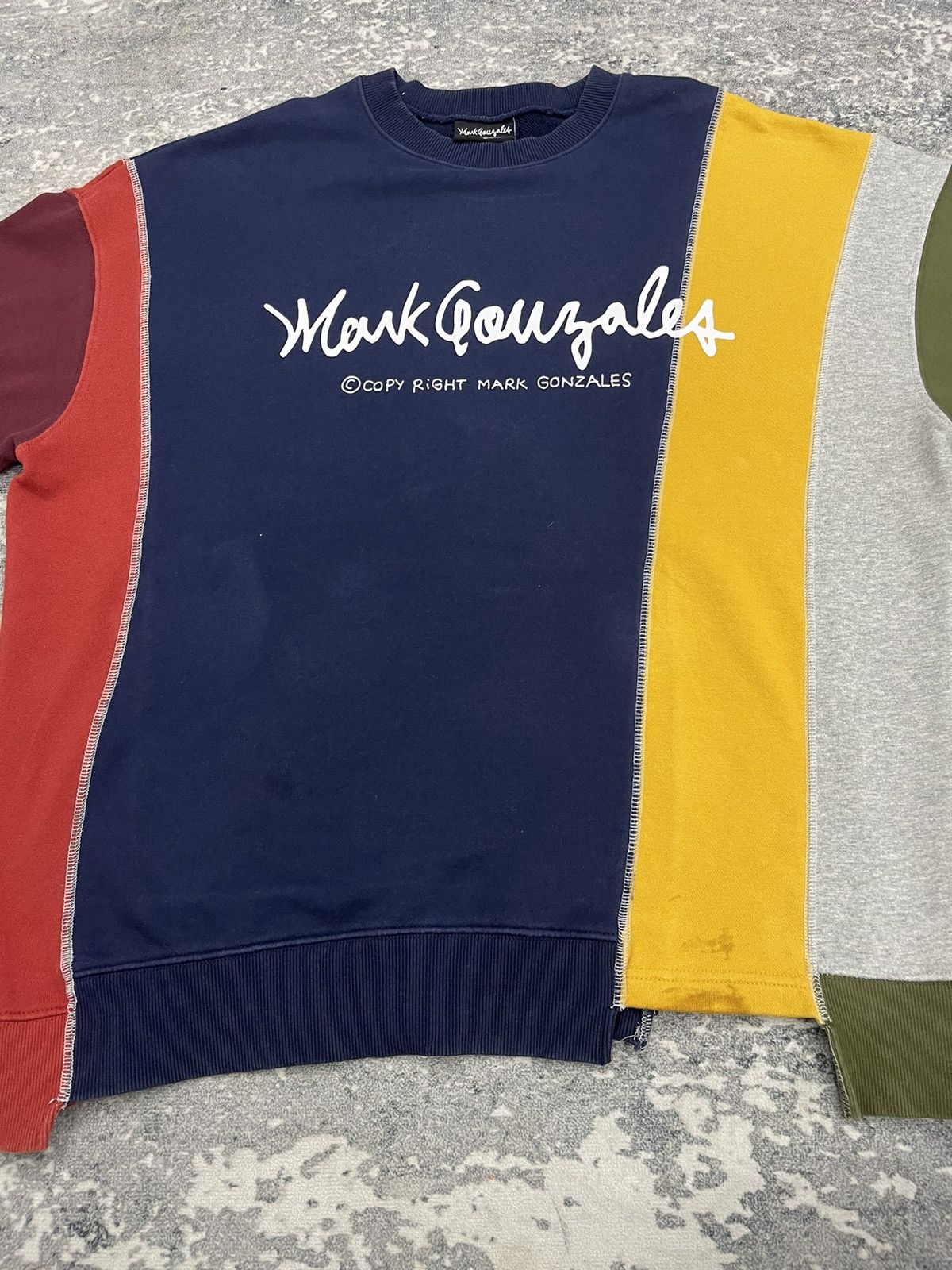 Vintage Mark Gonzales Raglan Sweatshirts Size US M / EU 48-50 / 2 - 7 Thumbnail