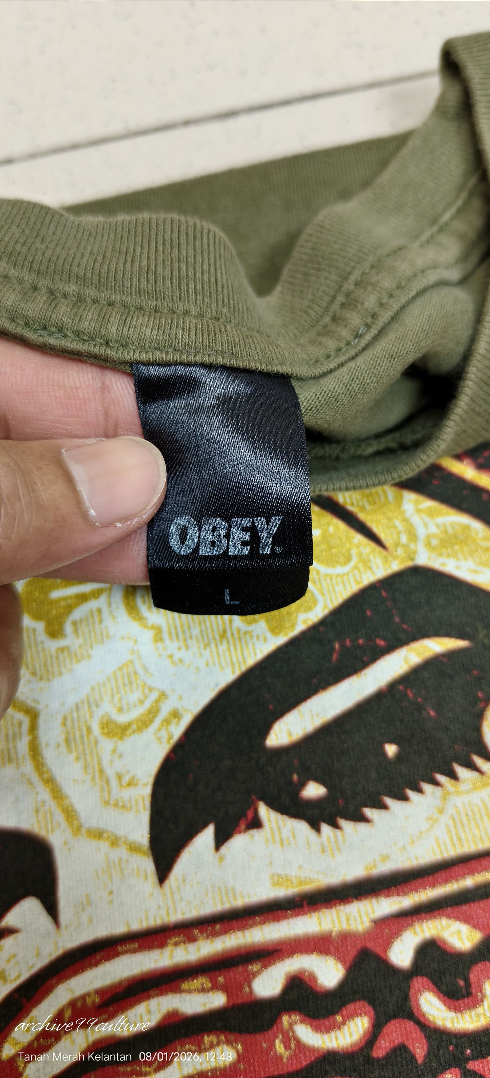 Obey × Shepard Fairey Vintage 2005 Obey Shepard Fairey Zapatista tee Size US L / EU 52-54 / 3 - 3 Thumbnail