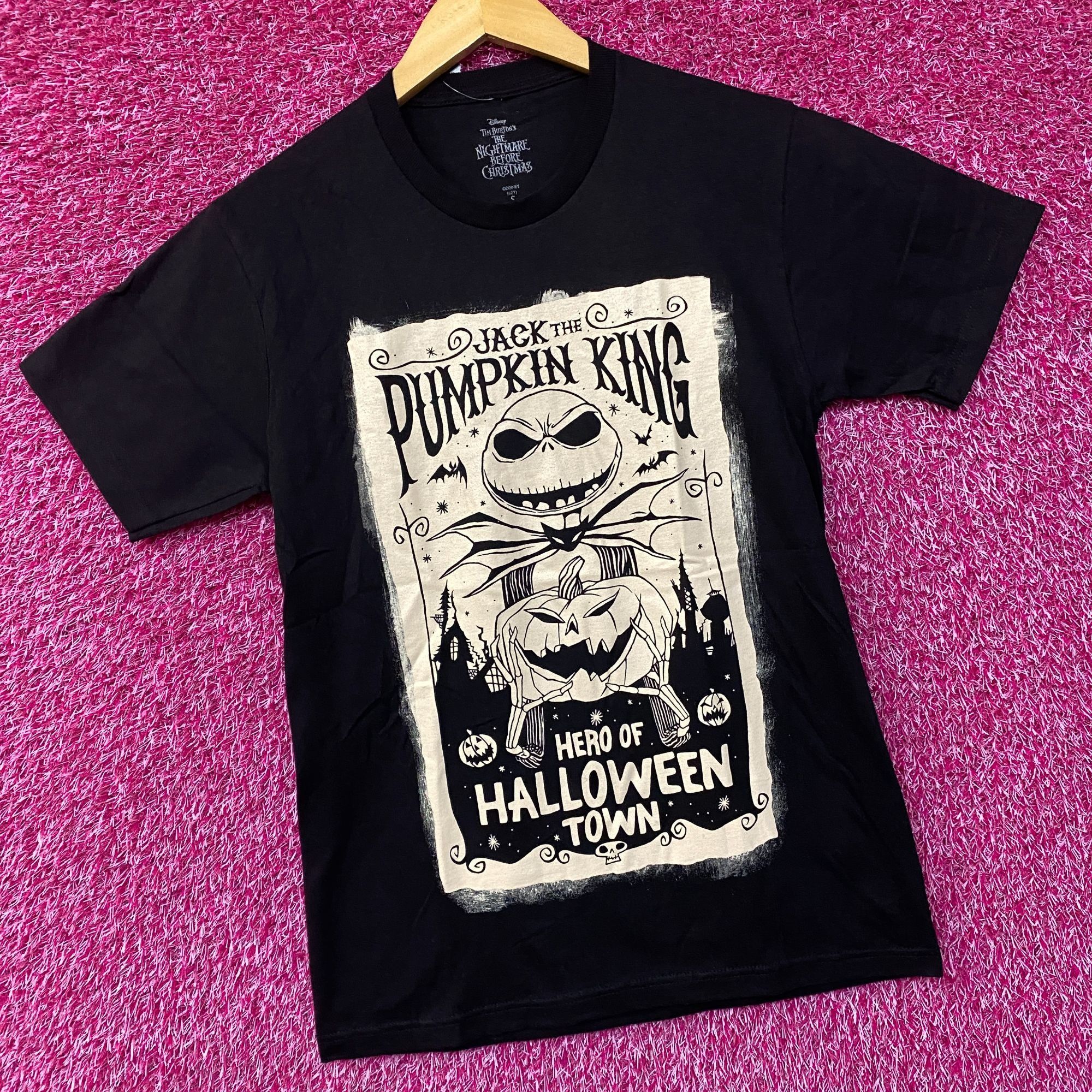 Disney Jack The Pumpkin King Hero Of Halloween Town Nightmare Befor Size US S / EU 44-46 / 1 - 3 Thumbnail