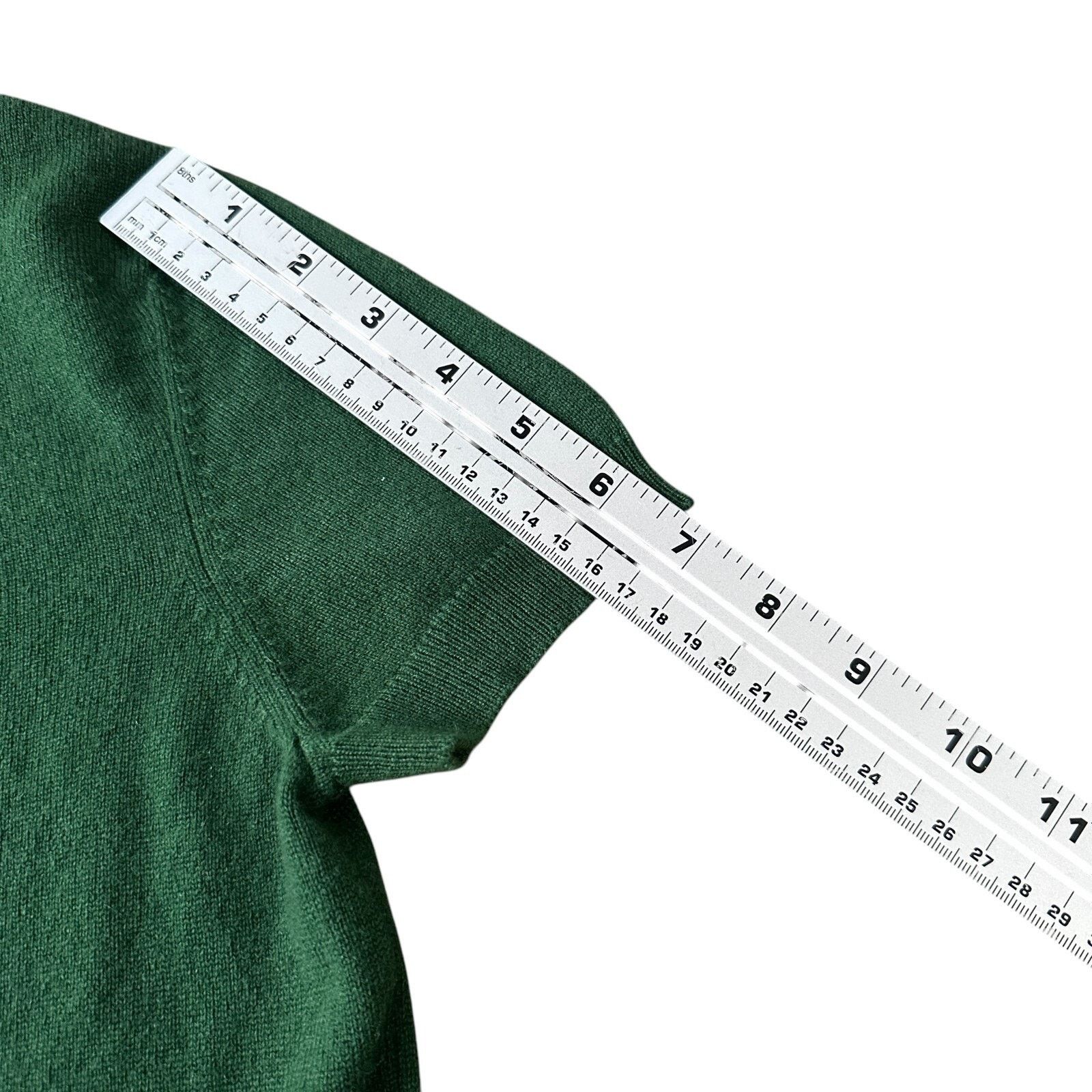 Hermes Hermes Paris Short Sleeve Cashmere Sweater Women’s 36 Green Size XS / US 0-2 / IT 36-38 - 11 Thumbnail