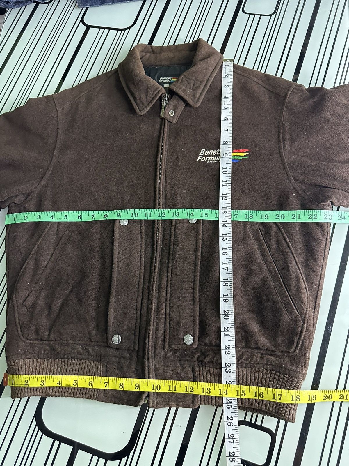 United Colors Of Benetton Vtg Benetton Formula 1 Racing Team Bomber Jacket Size US M / EU 48-50 / 2 - 16 Thumbnail