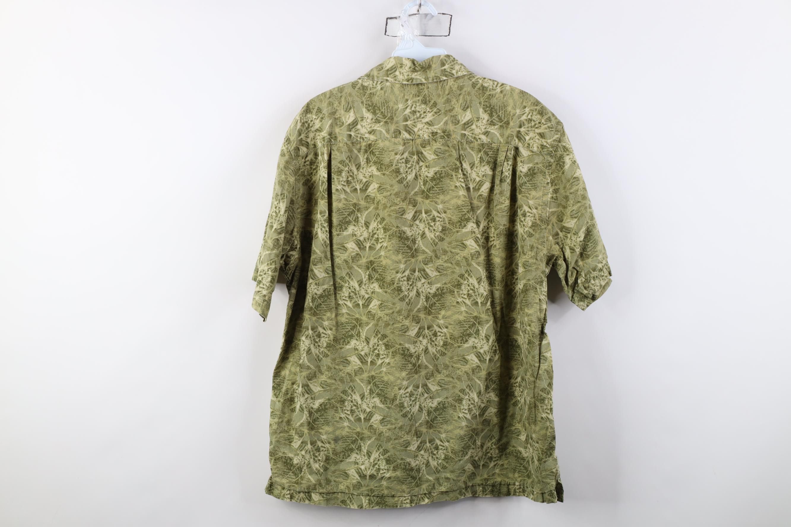 Gap Vintage 90s Gap Nature Leaf Beach Luau Hawaiian Button Shirt Size US S / EU 44-46 / 1 - 9 Thumbnail