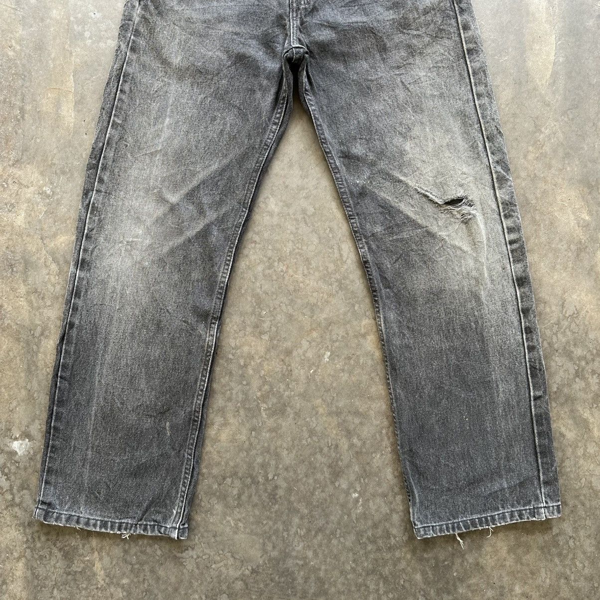 Japanese Brand Vintage Levis’s 612 Faded Black Denim Jean Pant W30 Size US 30 / EU 46 - 2 Thumbnail