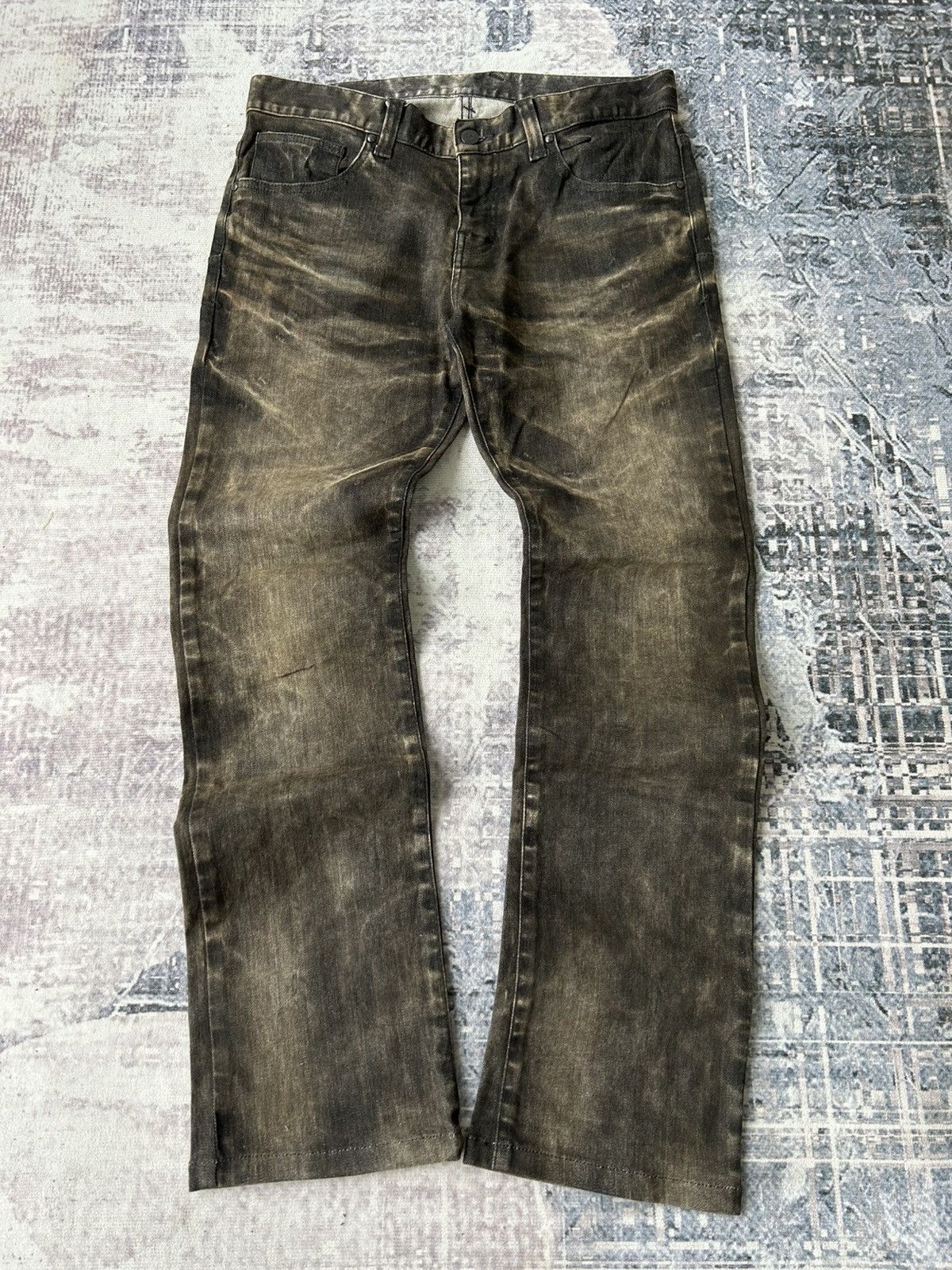 Tornado Mart Tornado Mart Acid Wash Punk Pants Size US 32 / EU 48 - 2 Thumbnail
